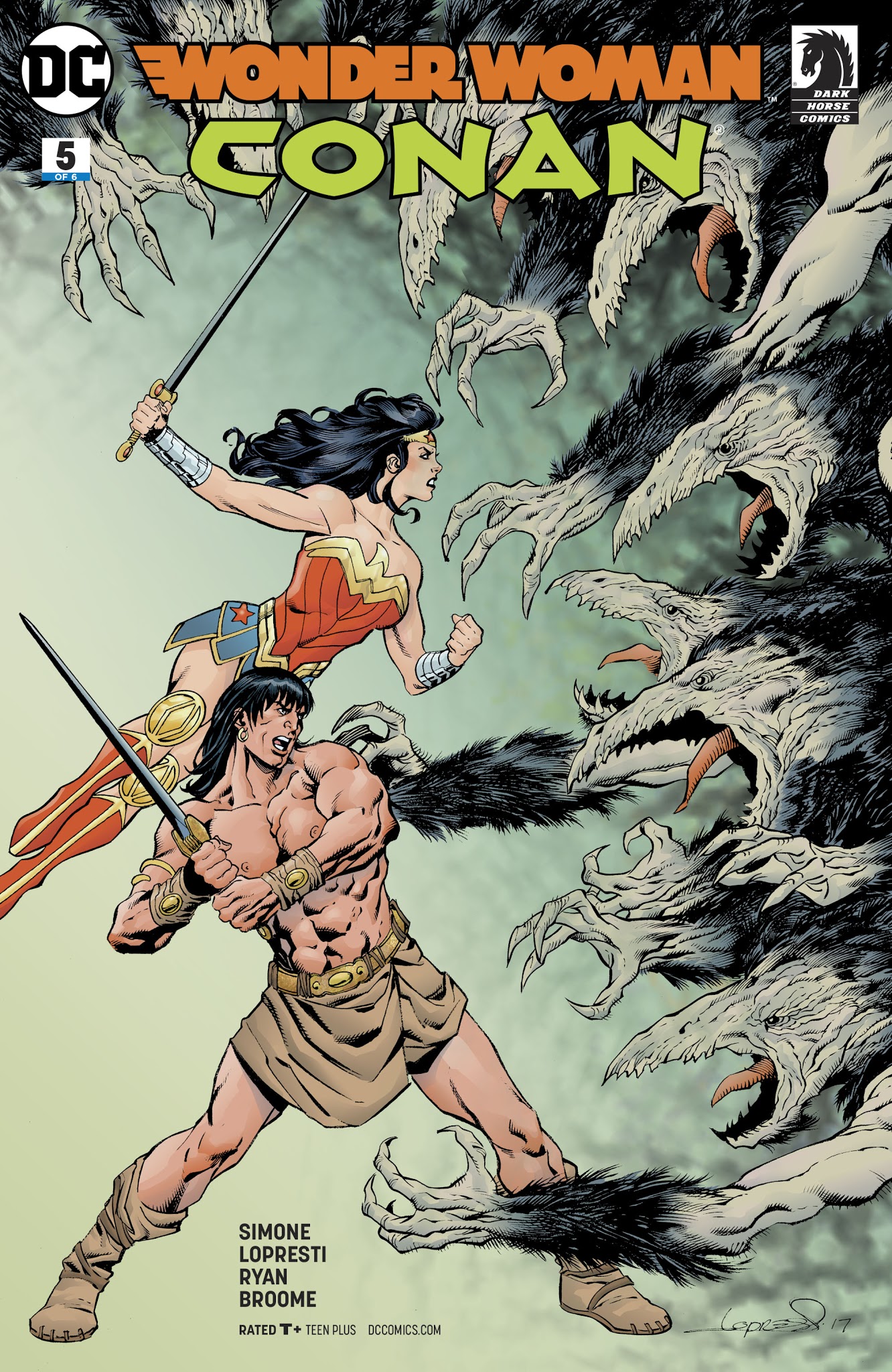 Read online Wonder Woman/Conan comic -  Issue #5 - 1