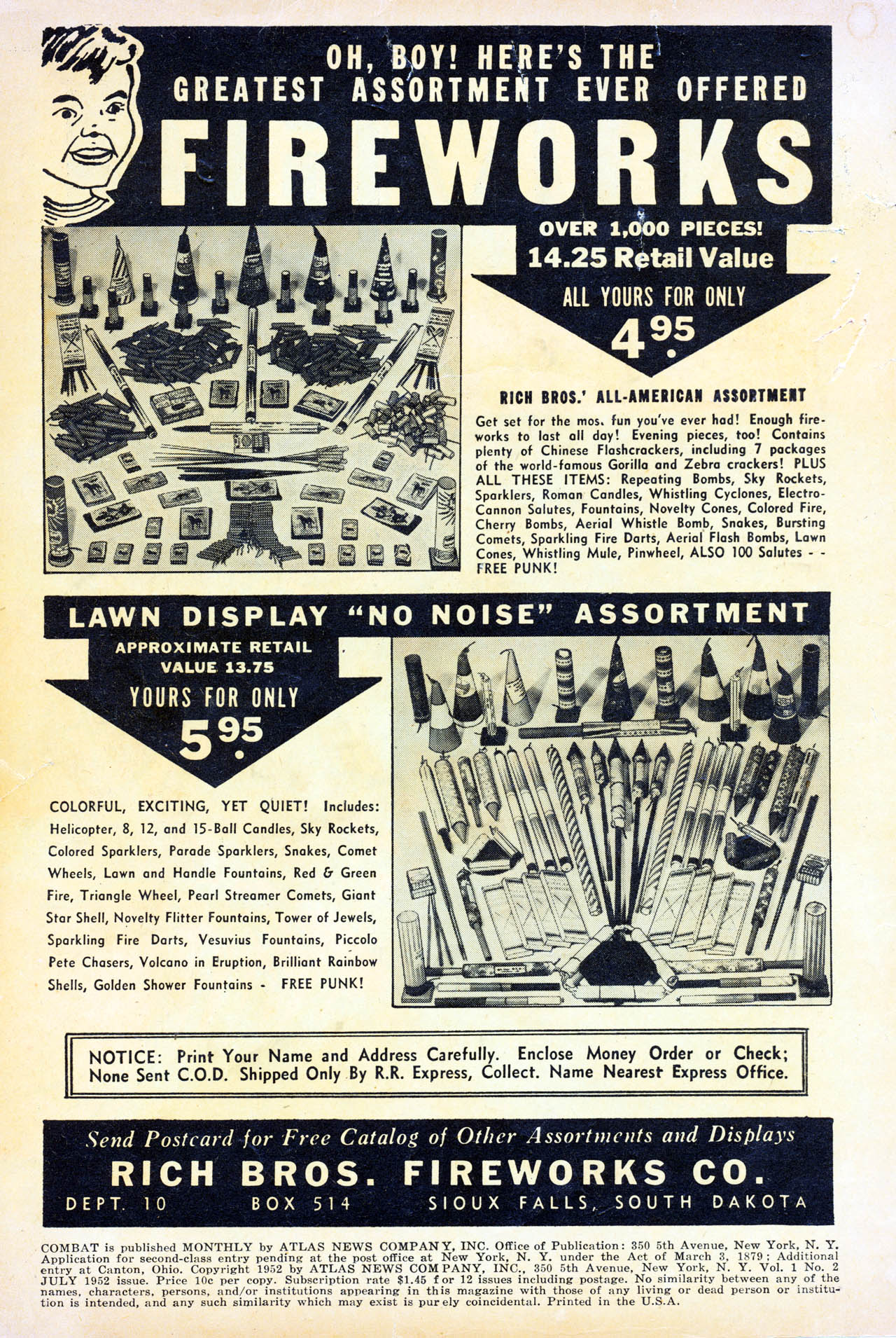 Read online Combat (1952) comic -  Issue #2 - 2