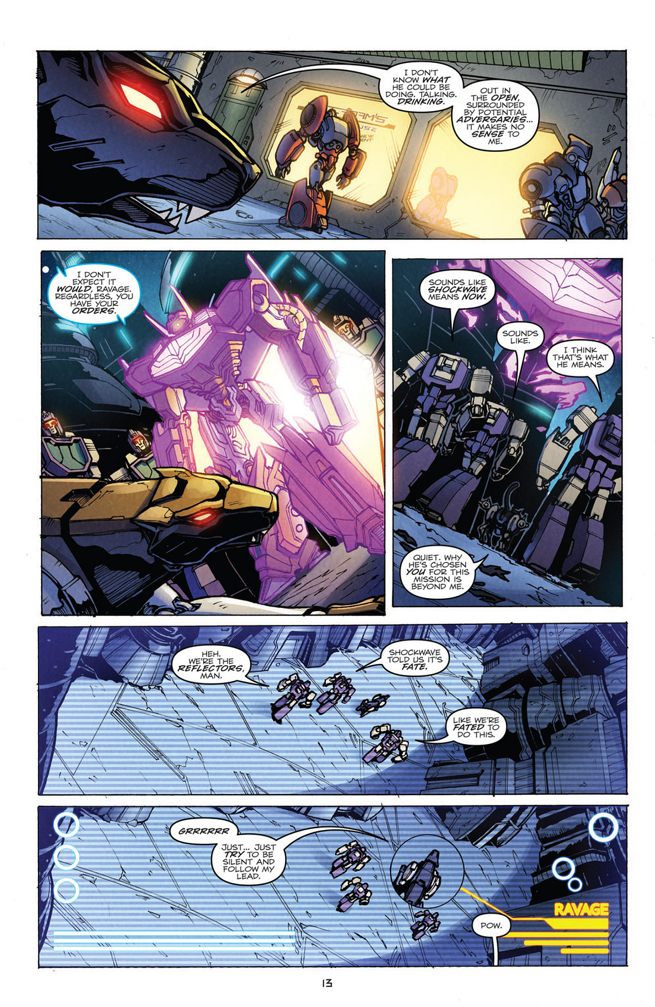 Read online Transformers: Robots In Disguise (2012) comic -  Issue #9 - 16