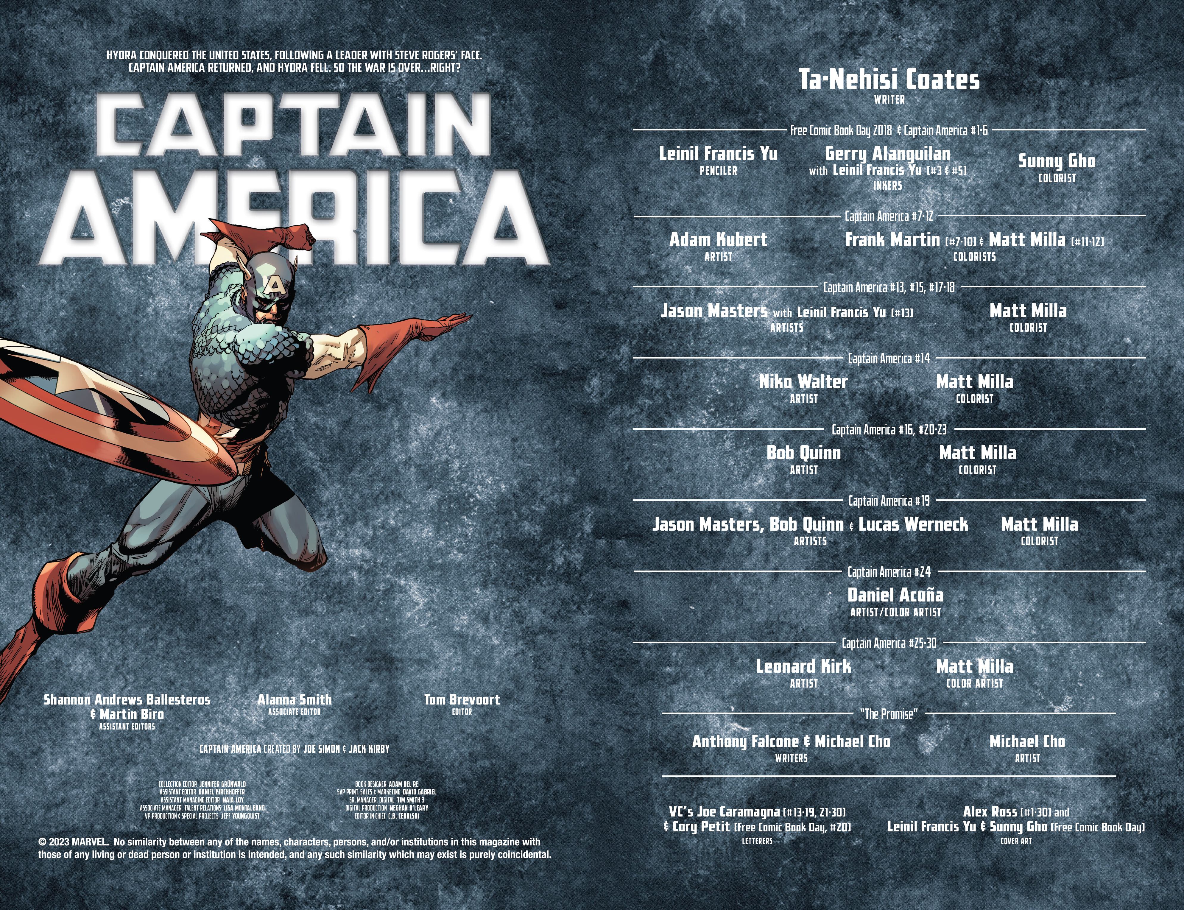 Read online Captain America by Ta-Nehisi Coates Omnibus comic -  Issue # TPB (Part 1) - 3