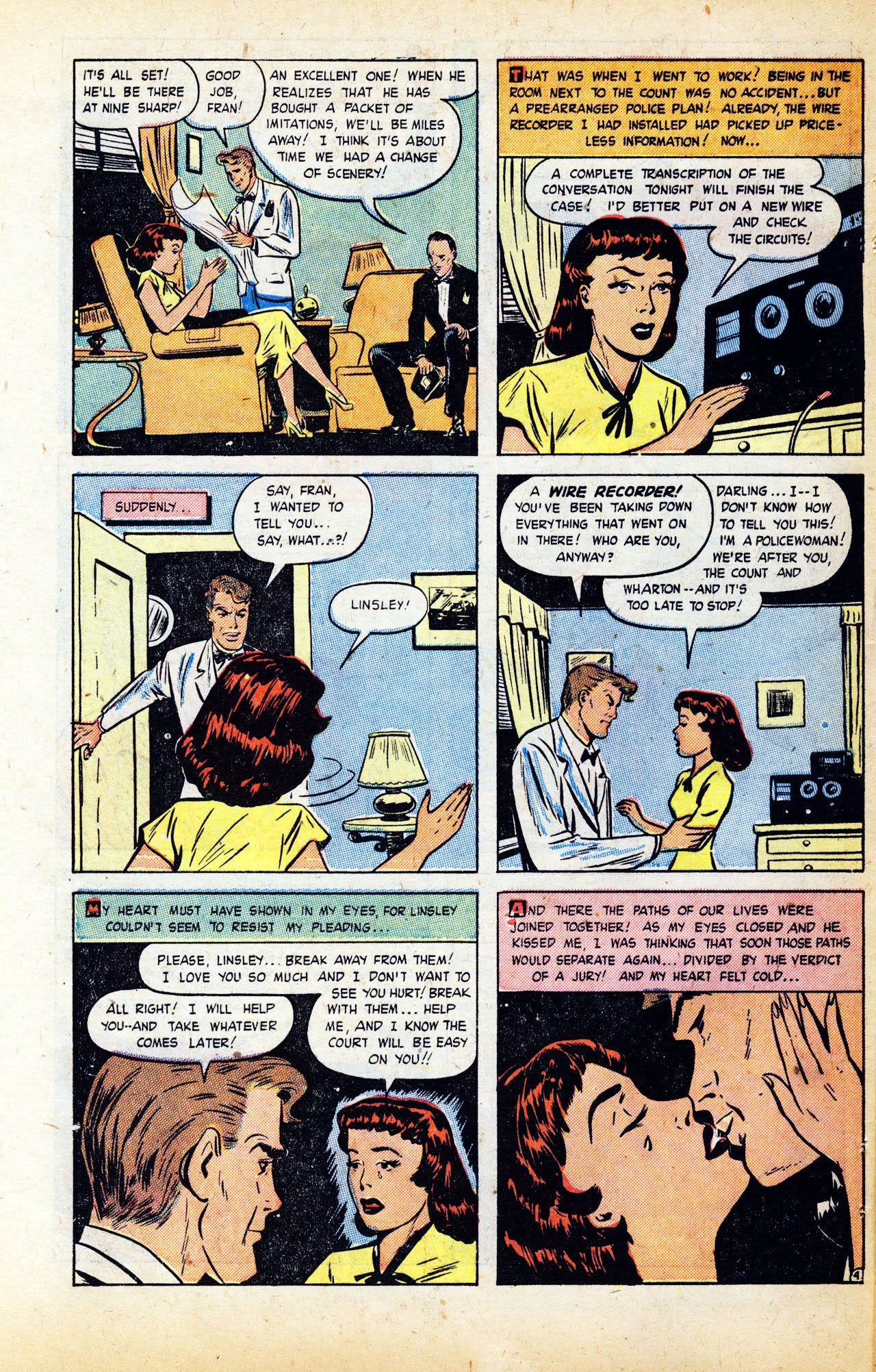 Read online My Love (1949) comic -  Issue #3 - 28