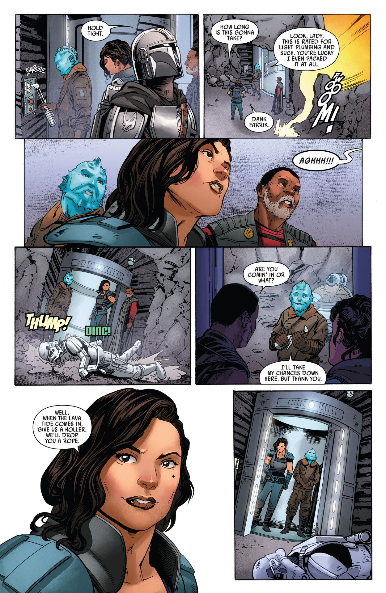 Read online Star Wars: The Mandalorian Season 2 comic -  Issue #4 - 15
