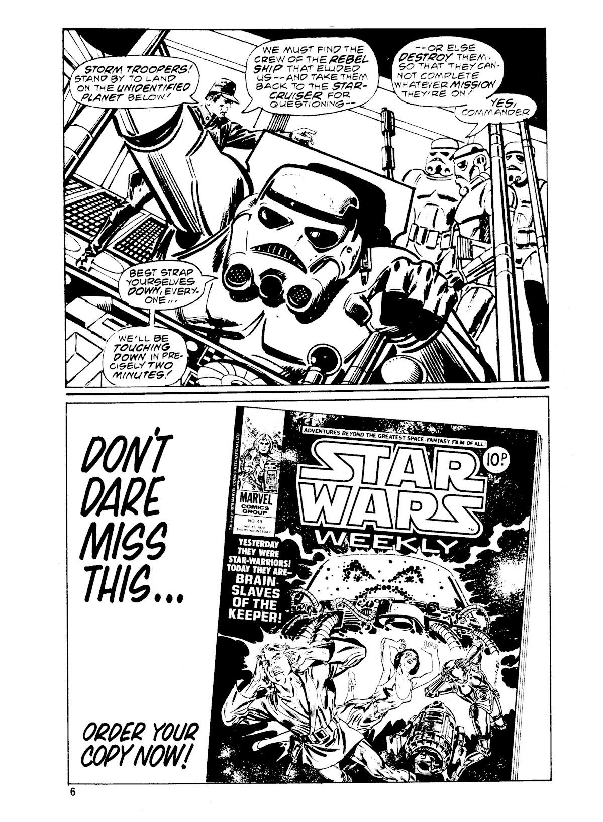 Read online Star Wars Weekly comic -  Issue #48 - 6