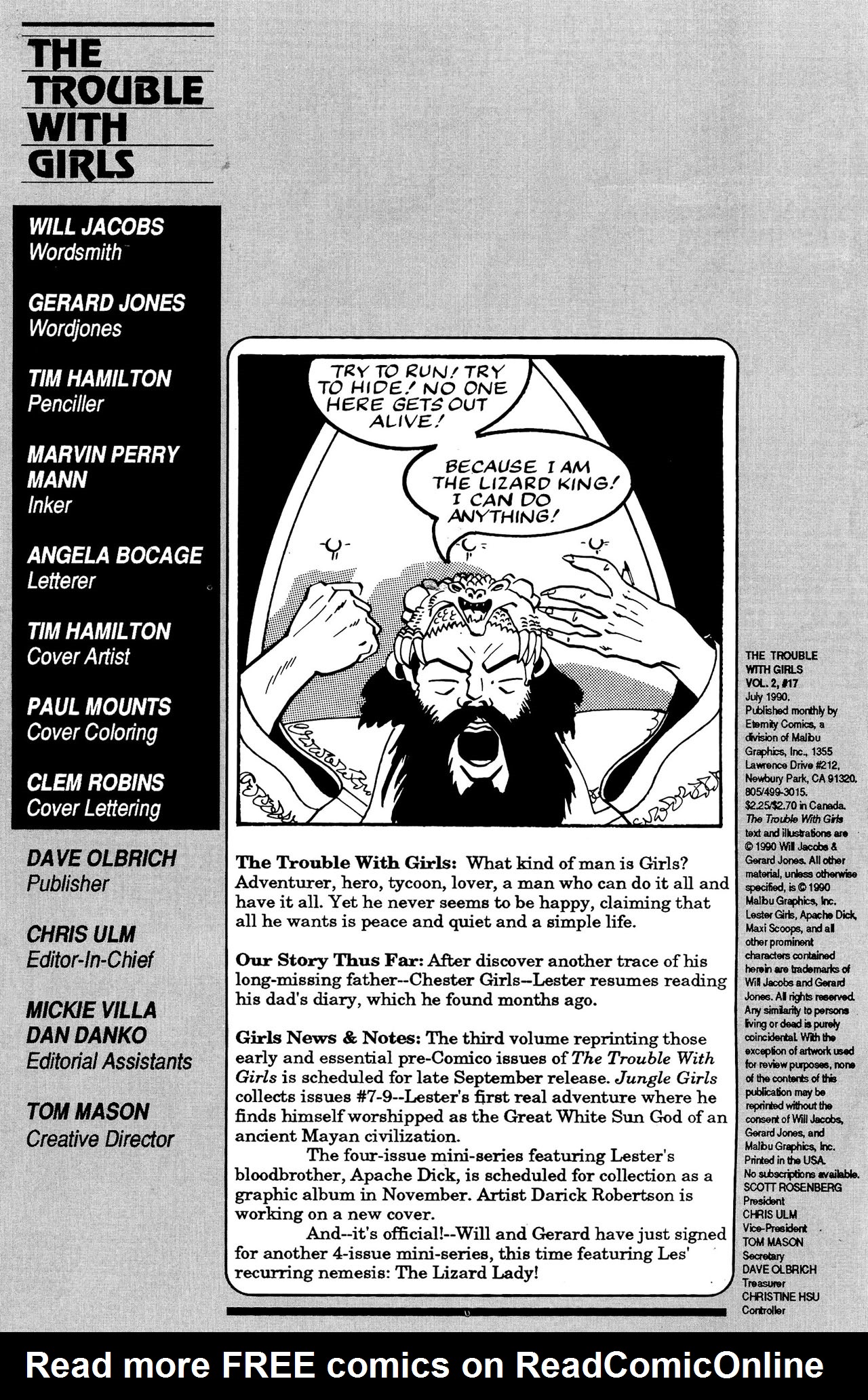 Read online The Trouble With Girls (1989) comic -  Issue #17 - 2