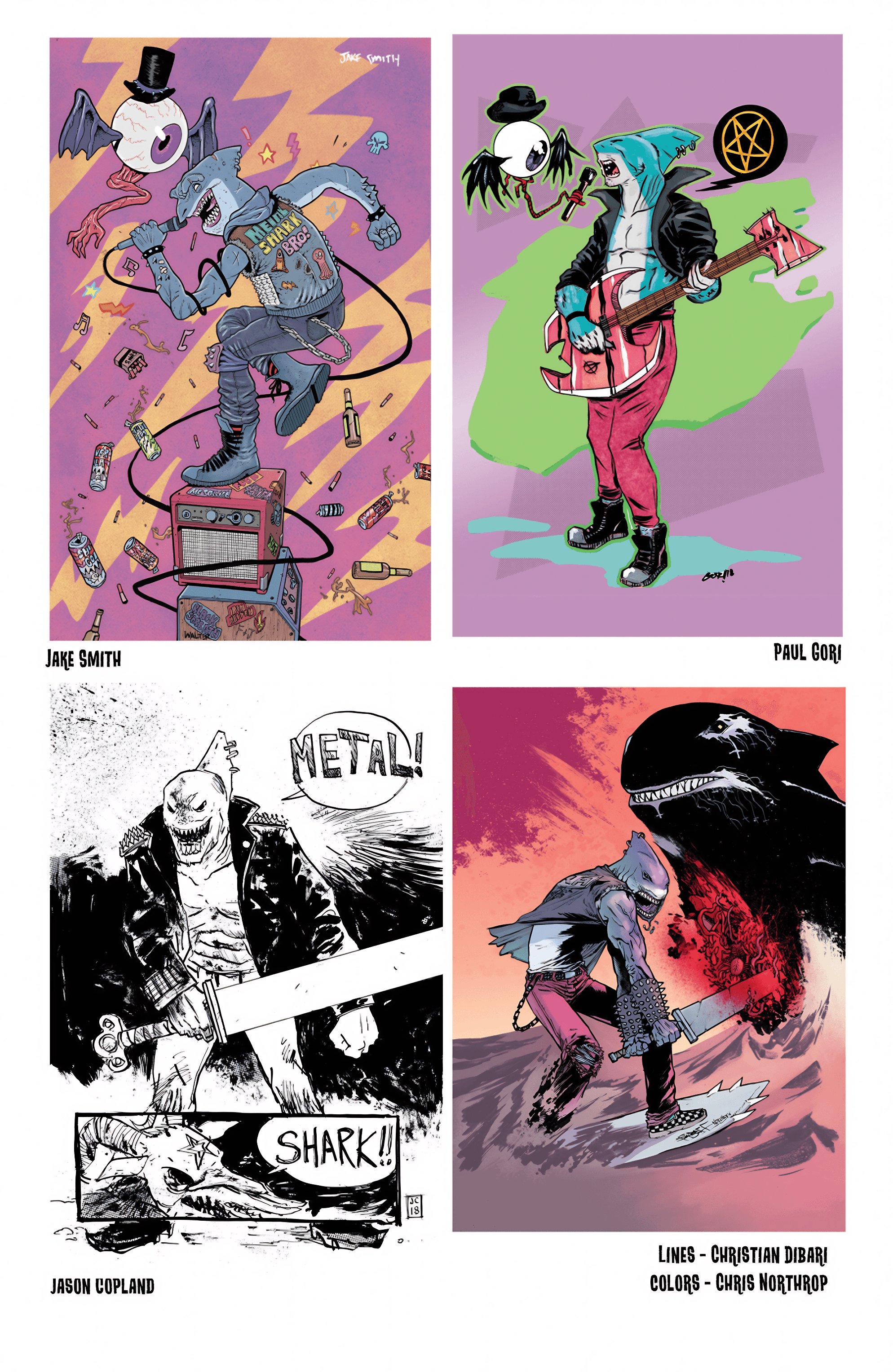 Read online Metalshark Bro: What the Fin? comic -  Issue # TPB - 91
