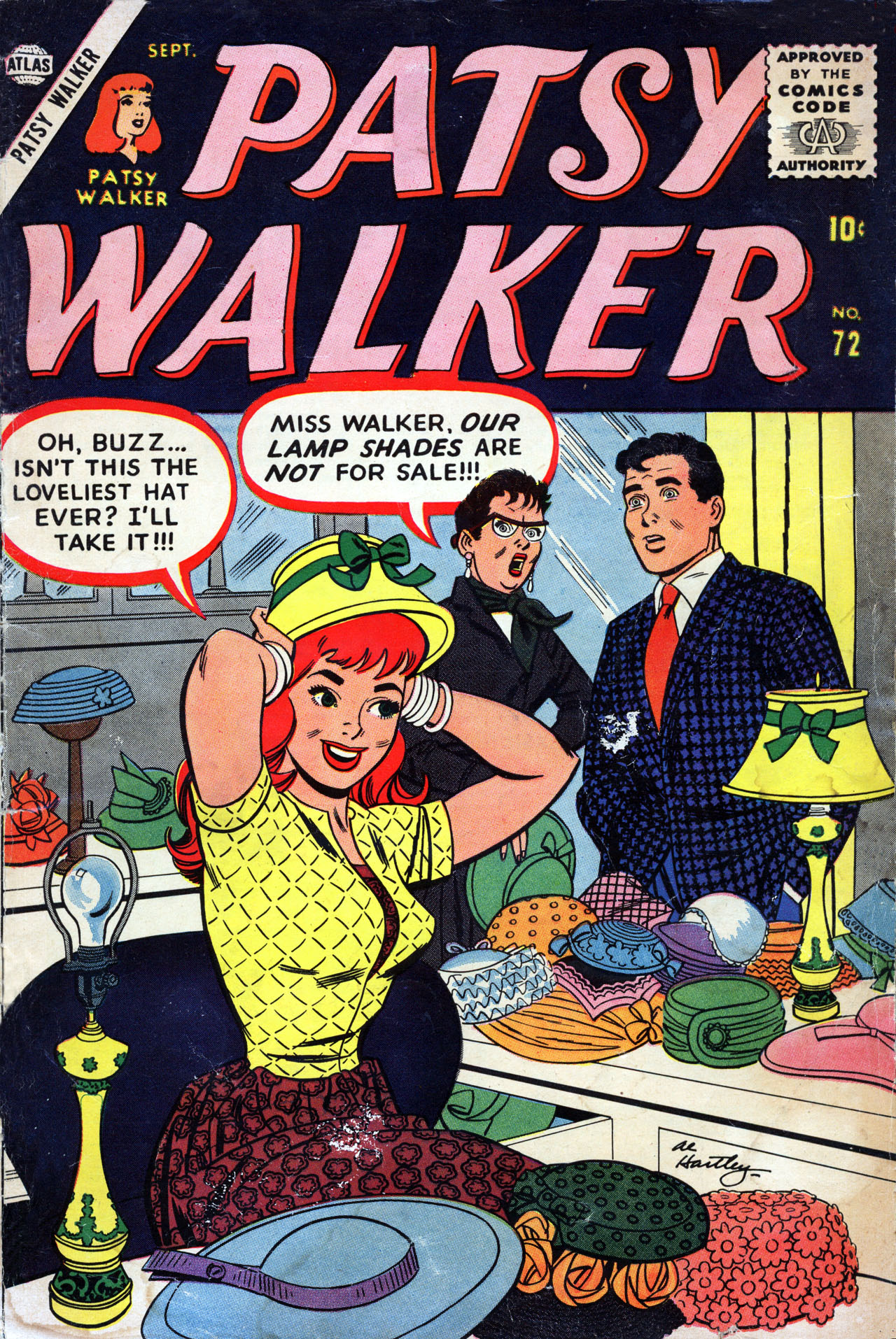 Read online Patsy Walker comic -  Issue #72 - 1