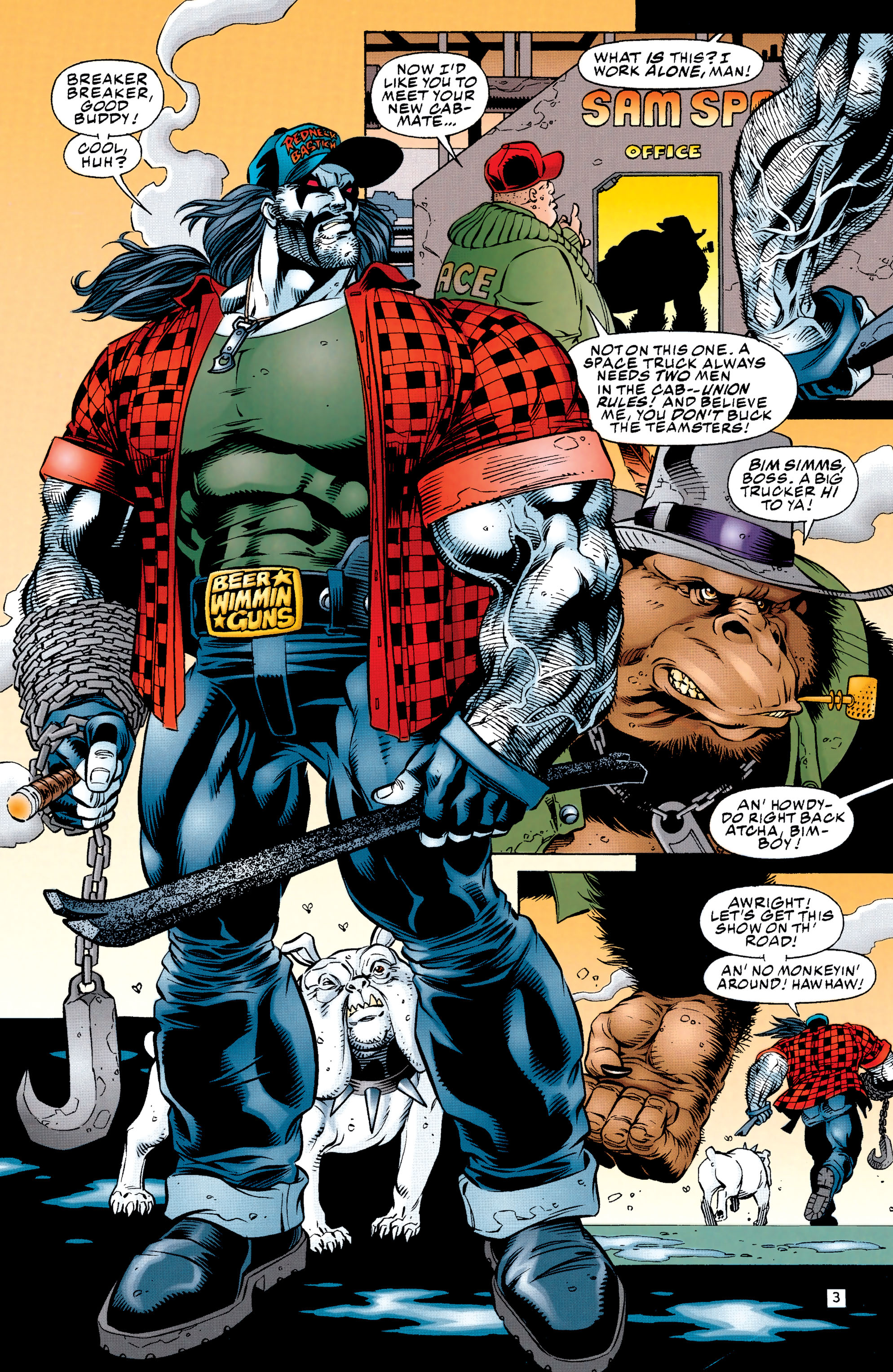 Read online Lobo (1993) comic -  Issue #6 - 4