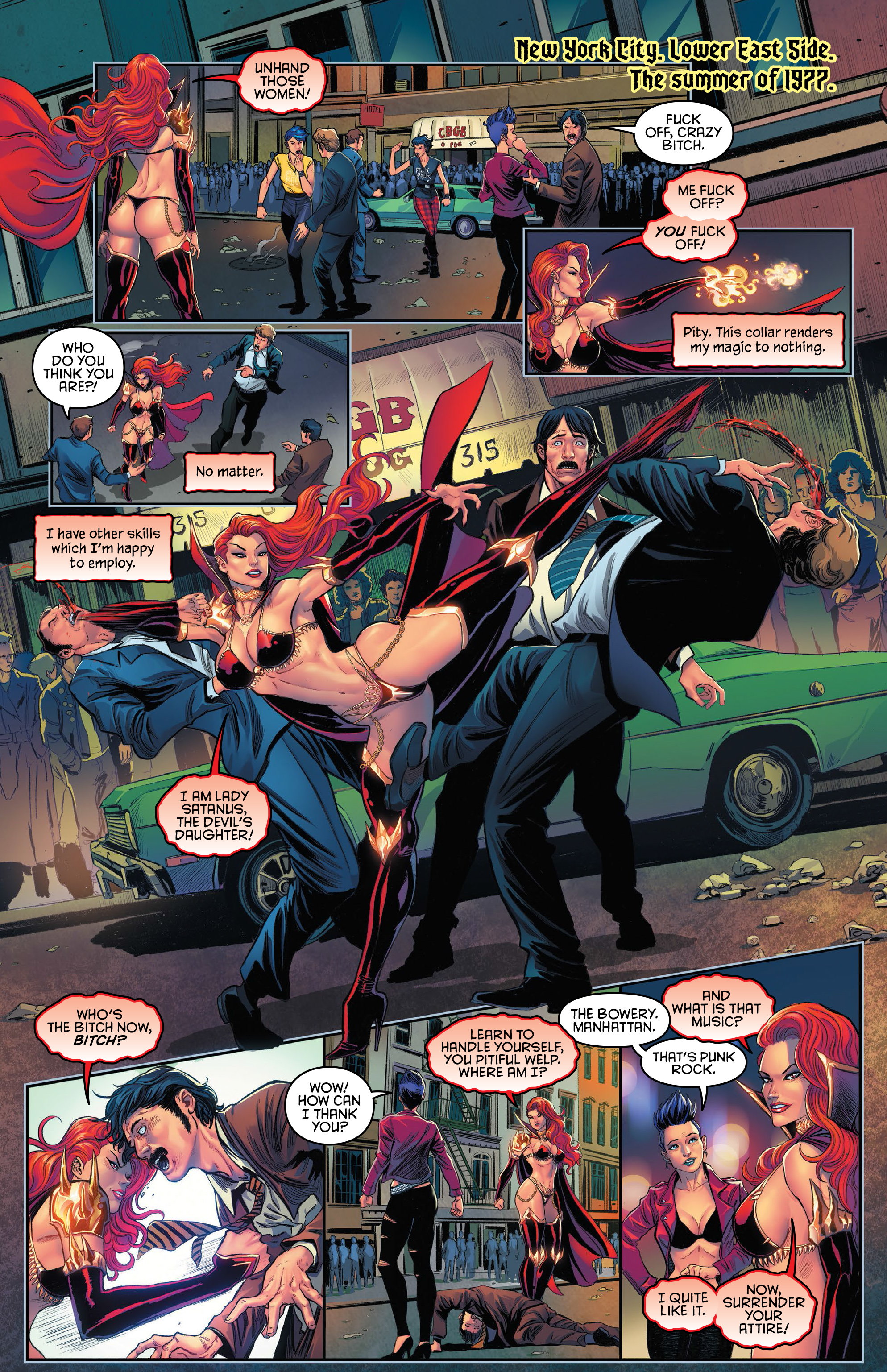 Read online Lady Satanus: Sinister Urge comic -  Issue # TPB - 4