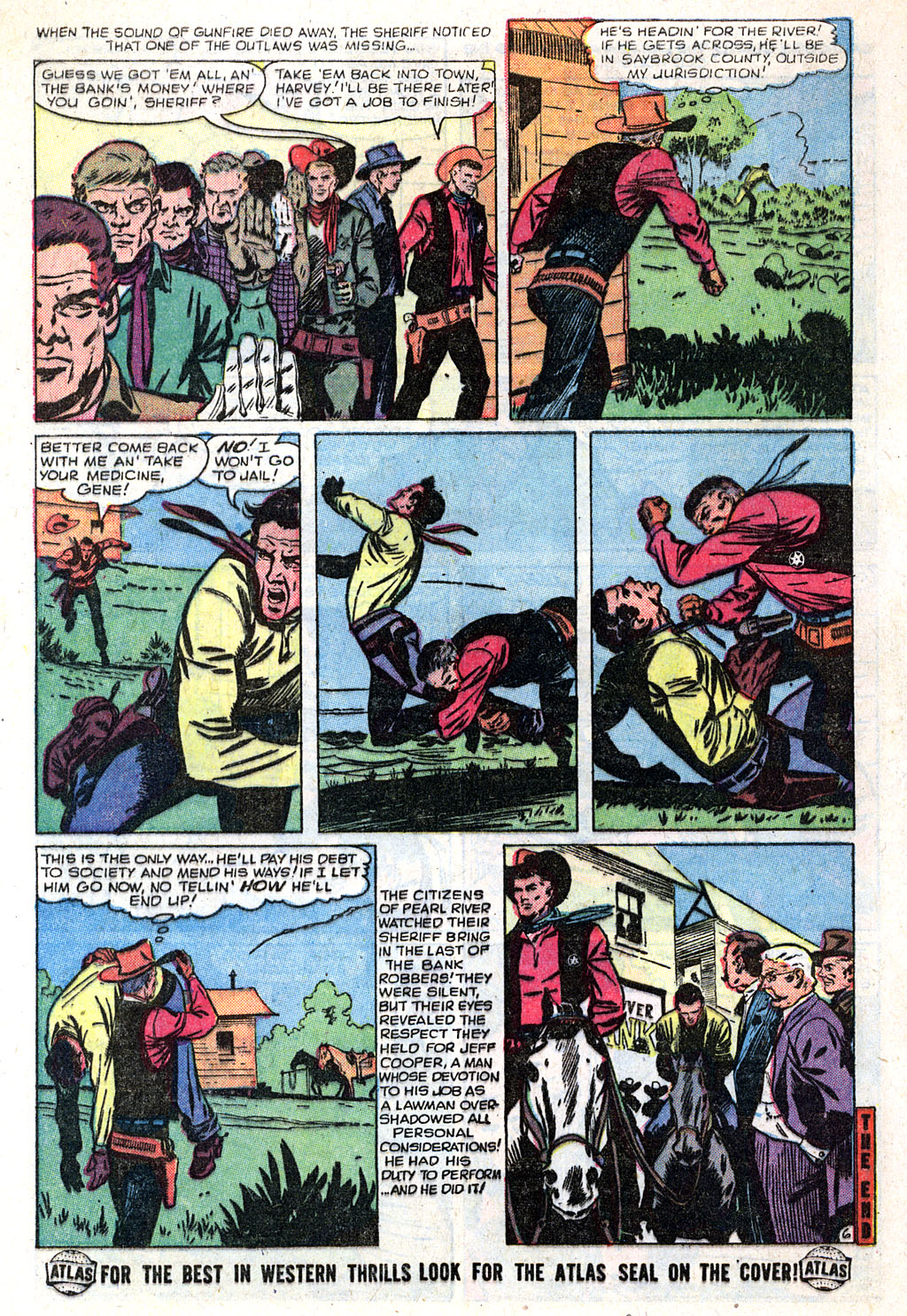 Read online Western Outlaws (1954) comic -  Issue #10 - 8