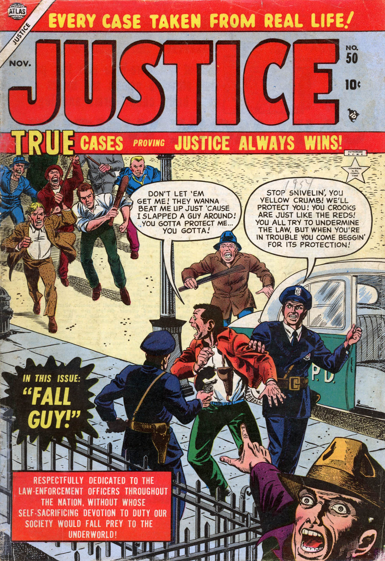 Read online Justice (1947) comic -  Issue #50 - 1