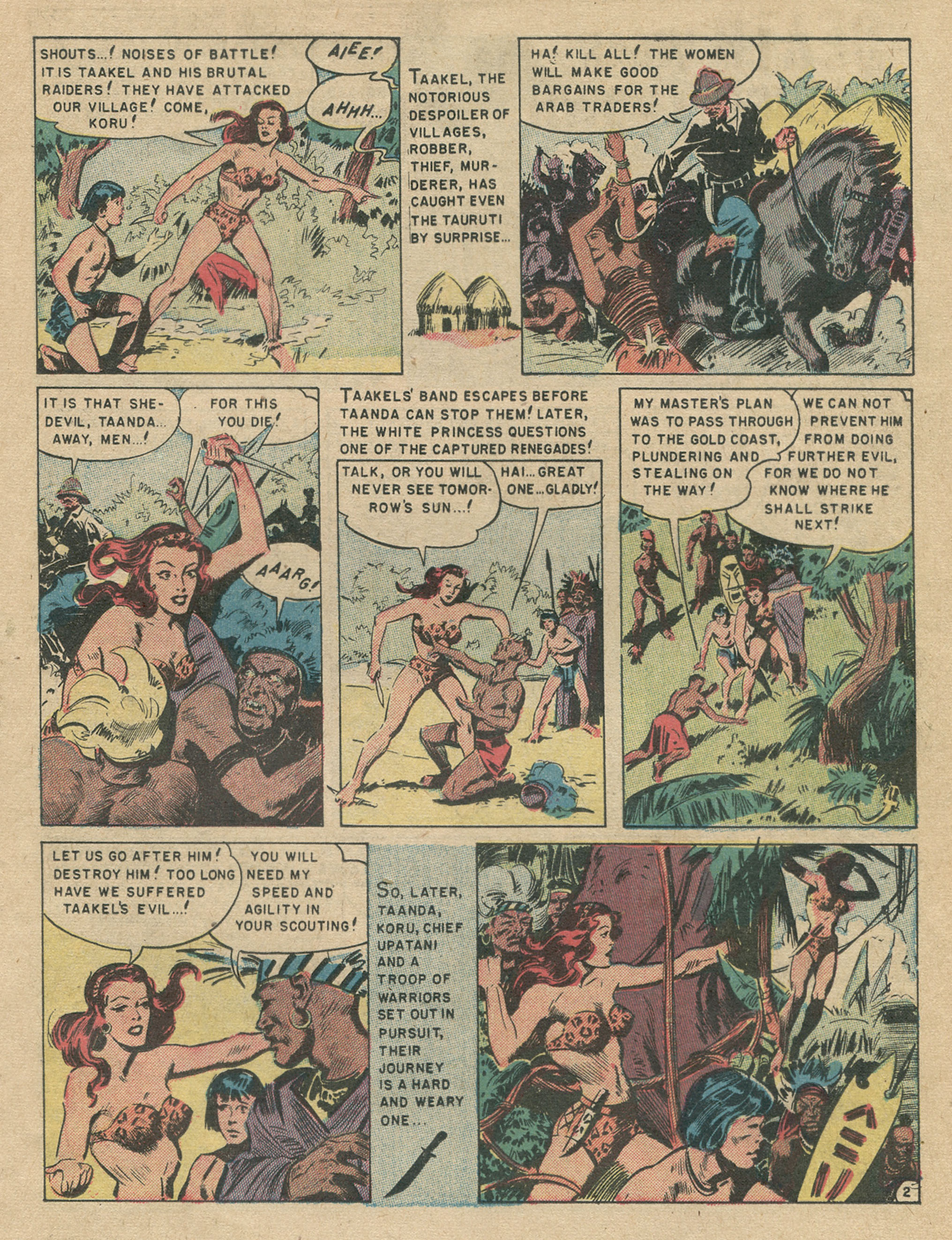 Read online Taanda White Princess of the Jungle comic -  Issue #2 - 11