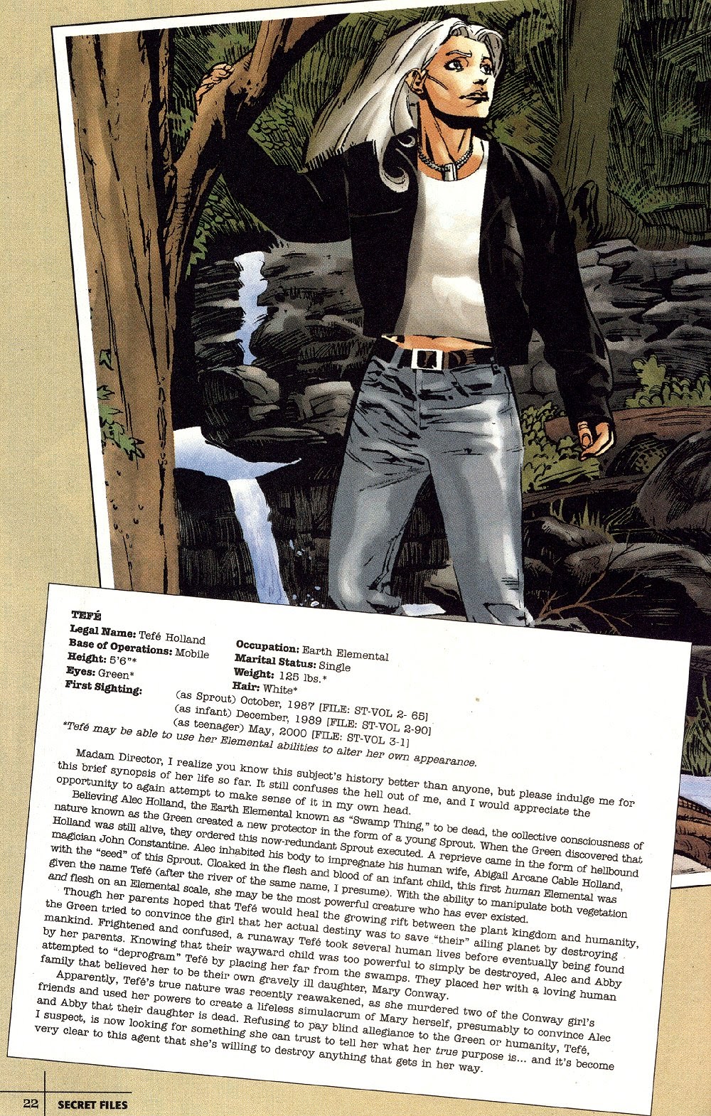Read online Vertigo Secret Files & Origins: Swamp Thing comic -  Issue # Full - 20