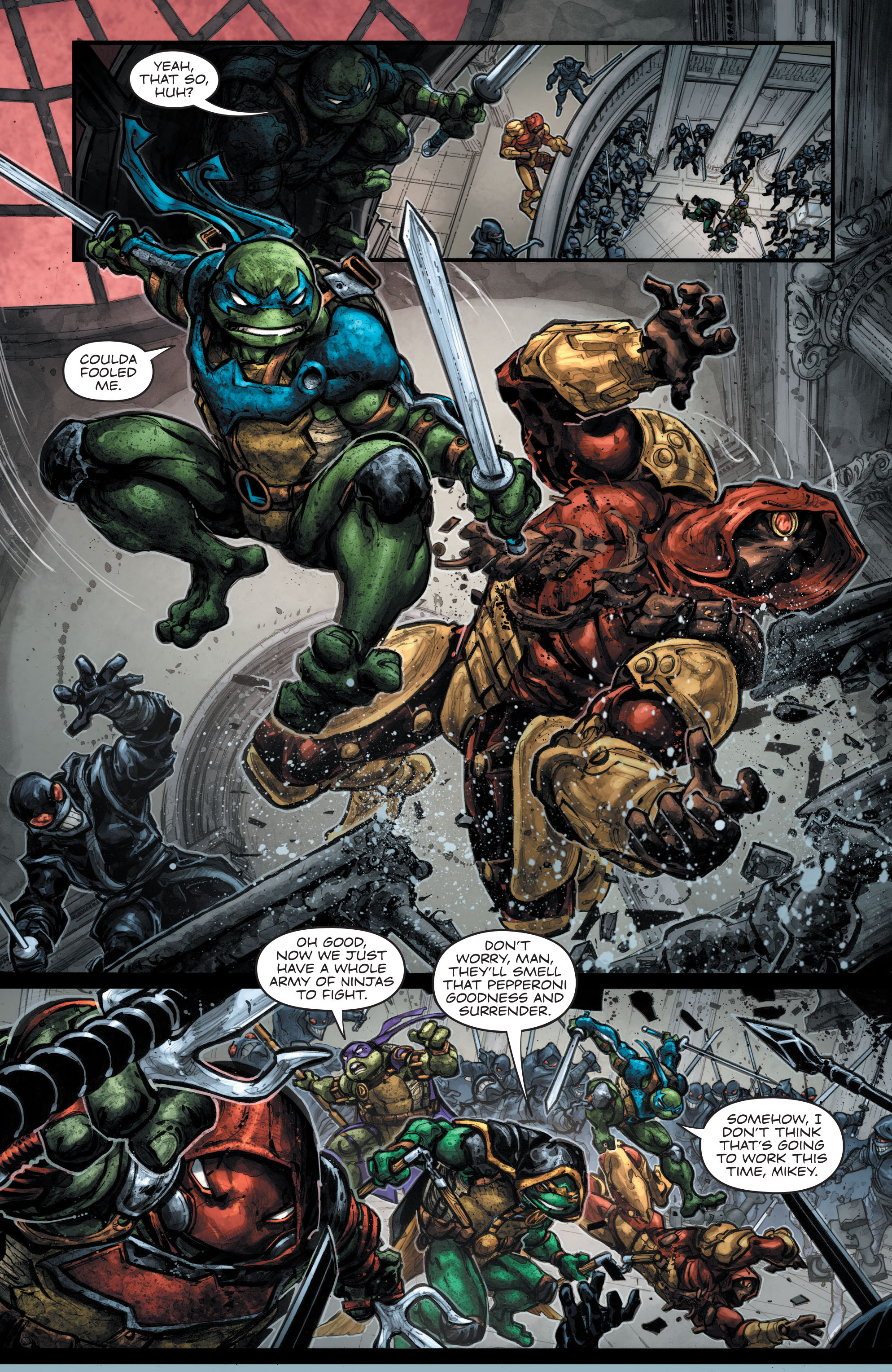 Read online Batman/Teenage Mutant Ninja Turtles III comic -  Issue # _TPB (Part 1) - 14