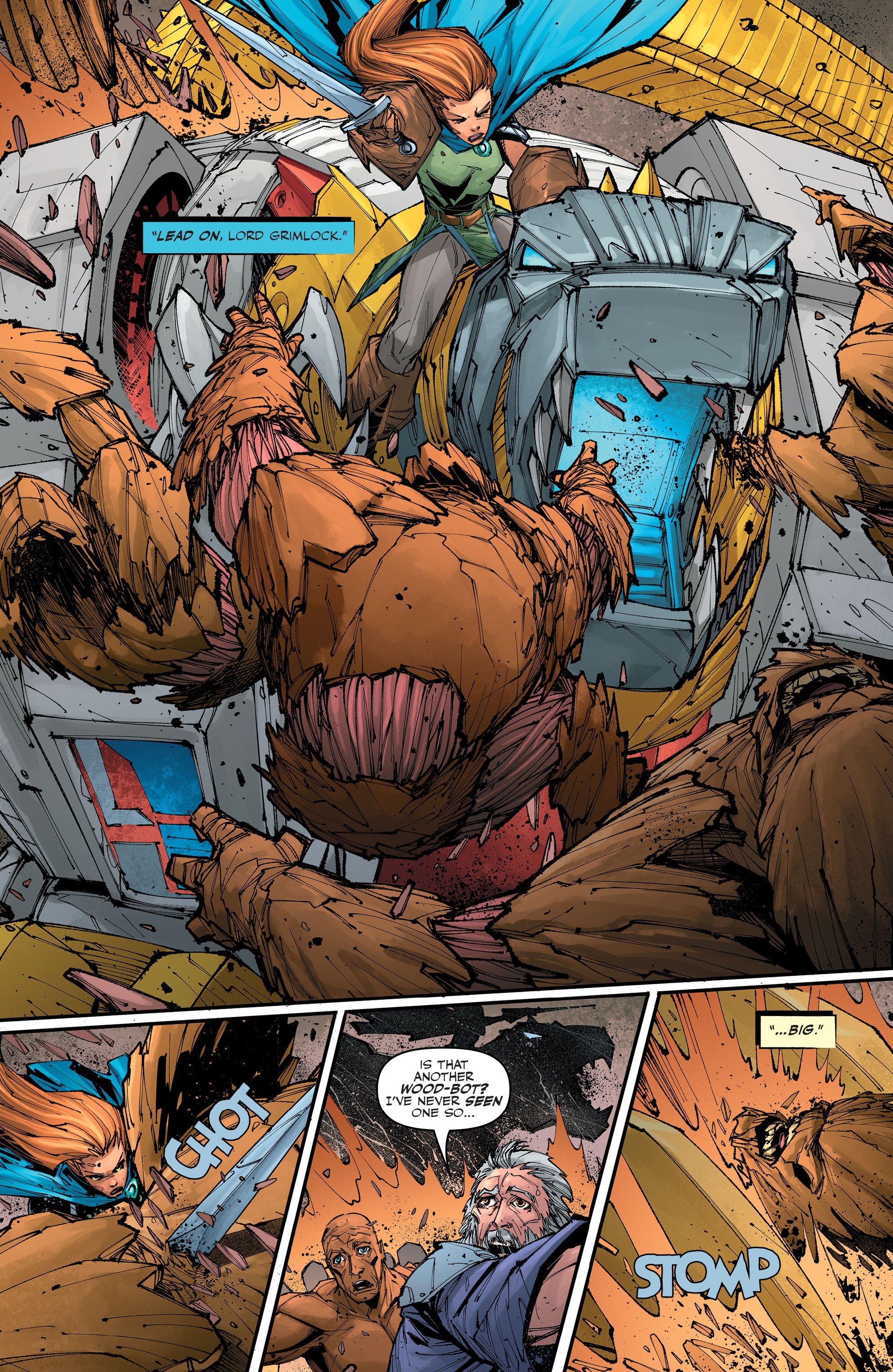 Read online Transformers: King Grimlock comic -  Issue #2 - 18