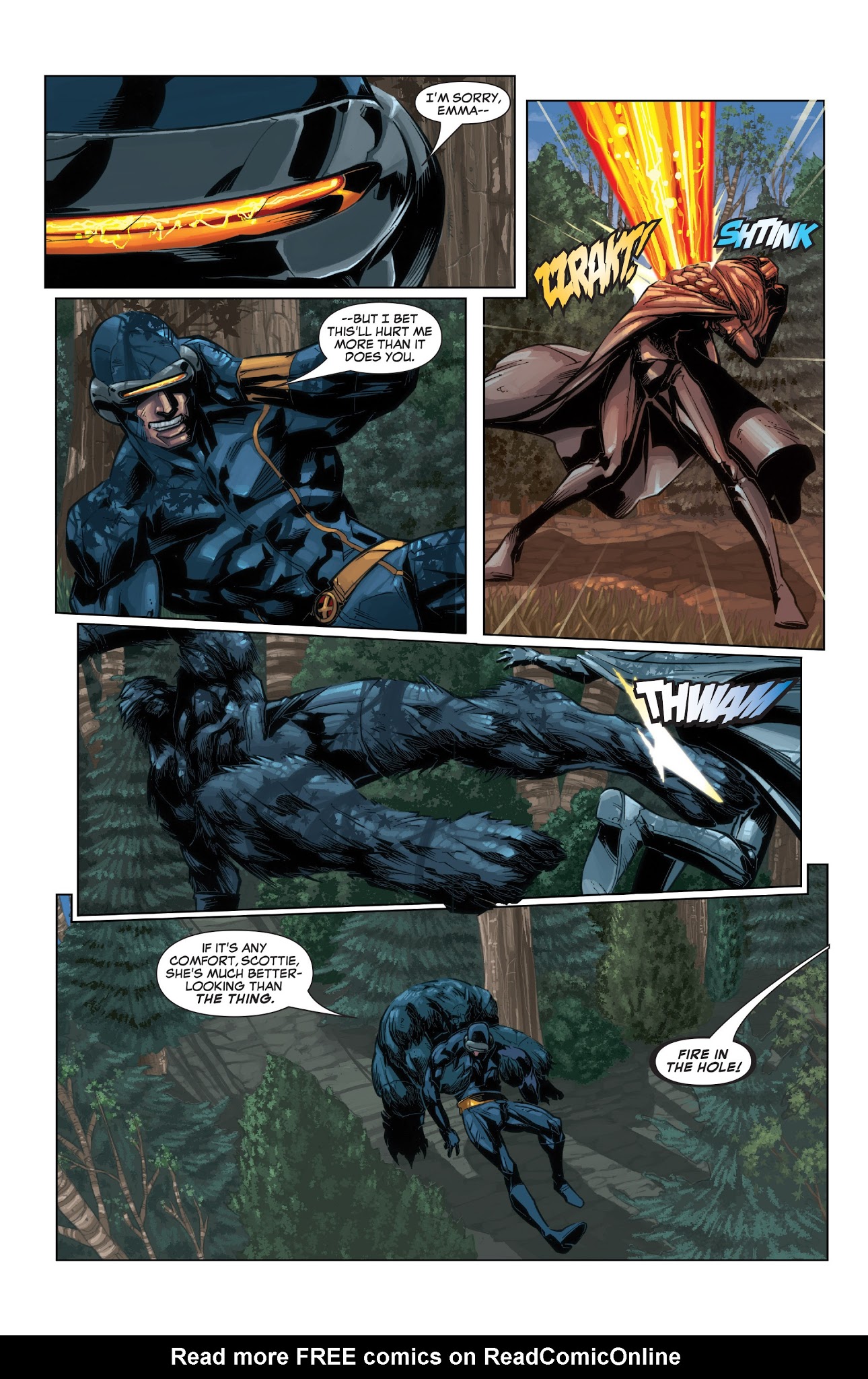 Read online X-Men/Fantastic Four comic -  Issue #3 - 11