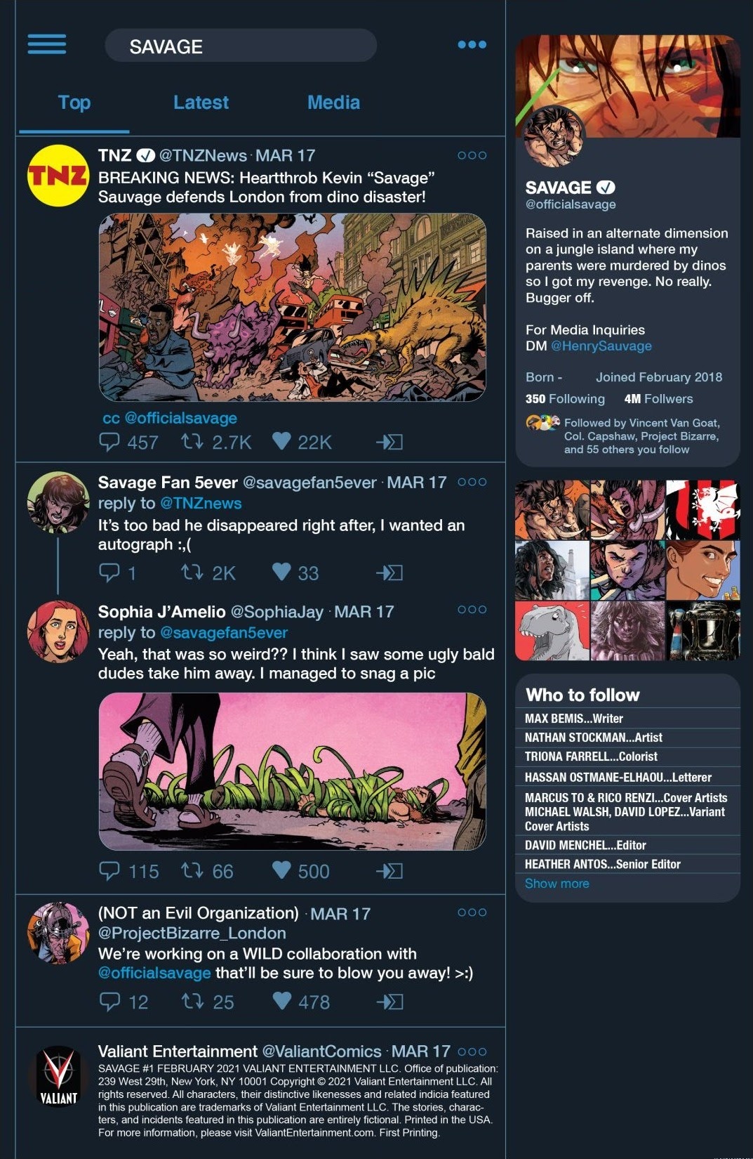 Read online Savage (2021) comic -  Issue #2 - 2