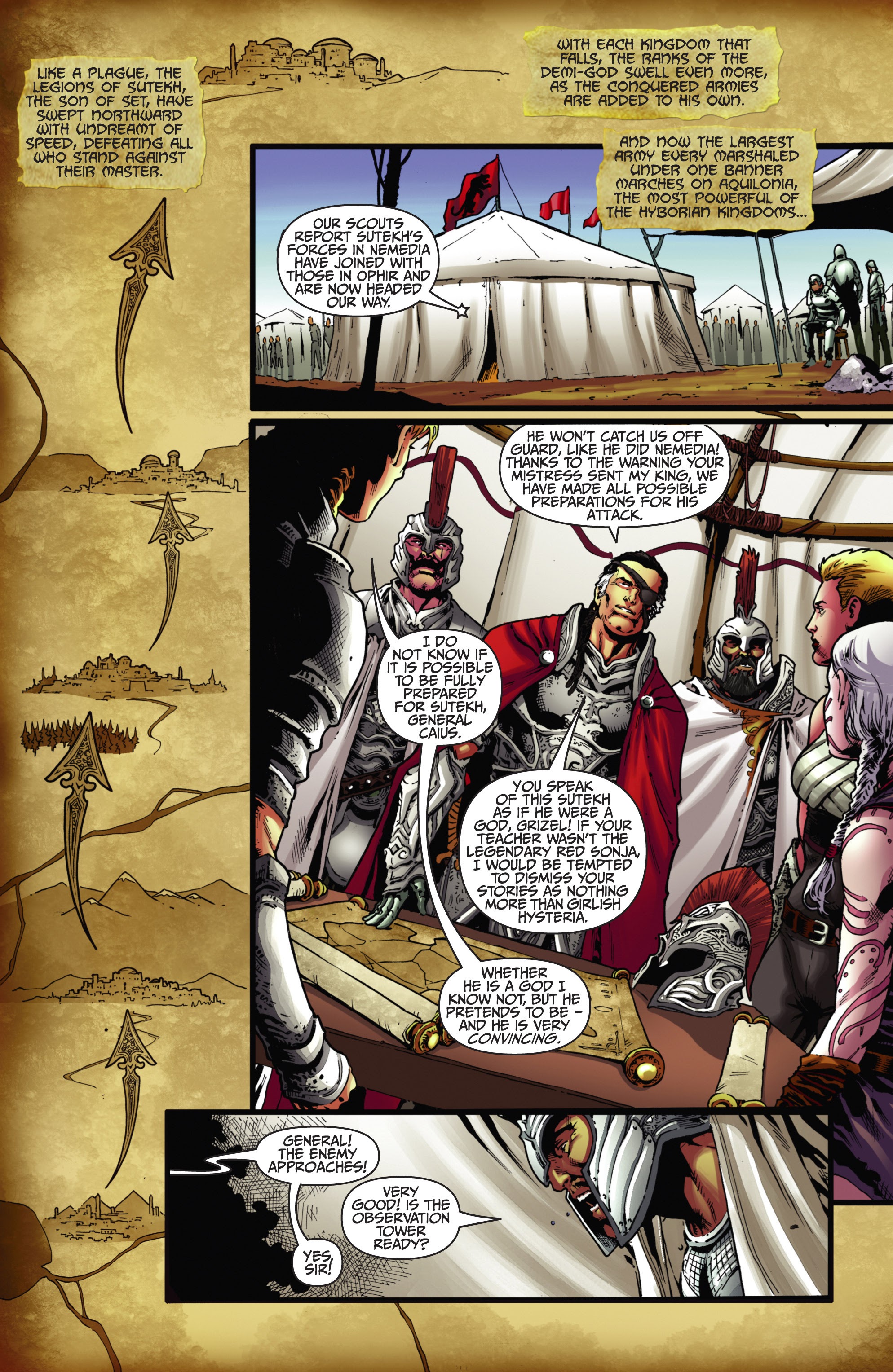 Read online Red Sonja: Vulture's Circle comic -  Issue #4 - 5