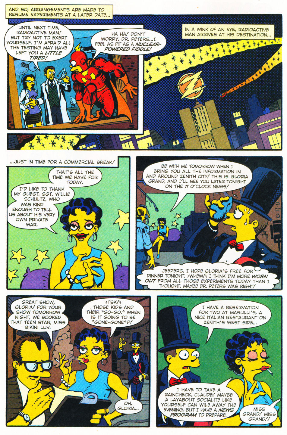 Read online Bongo Comics Presents Simpsons Super Spectacular comic -  Issue #1 - 37