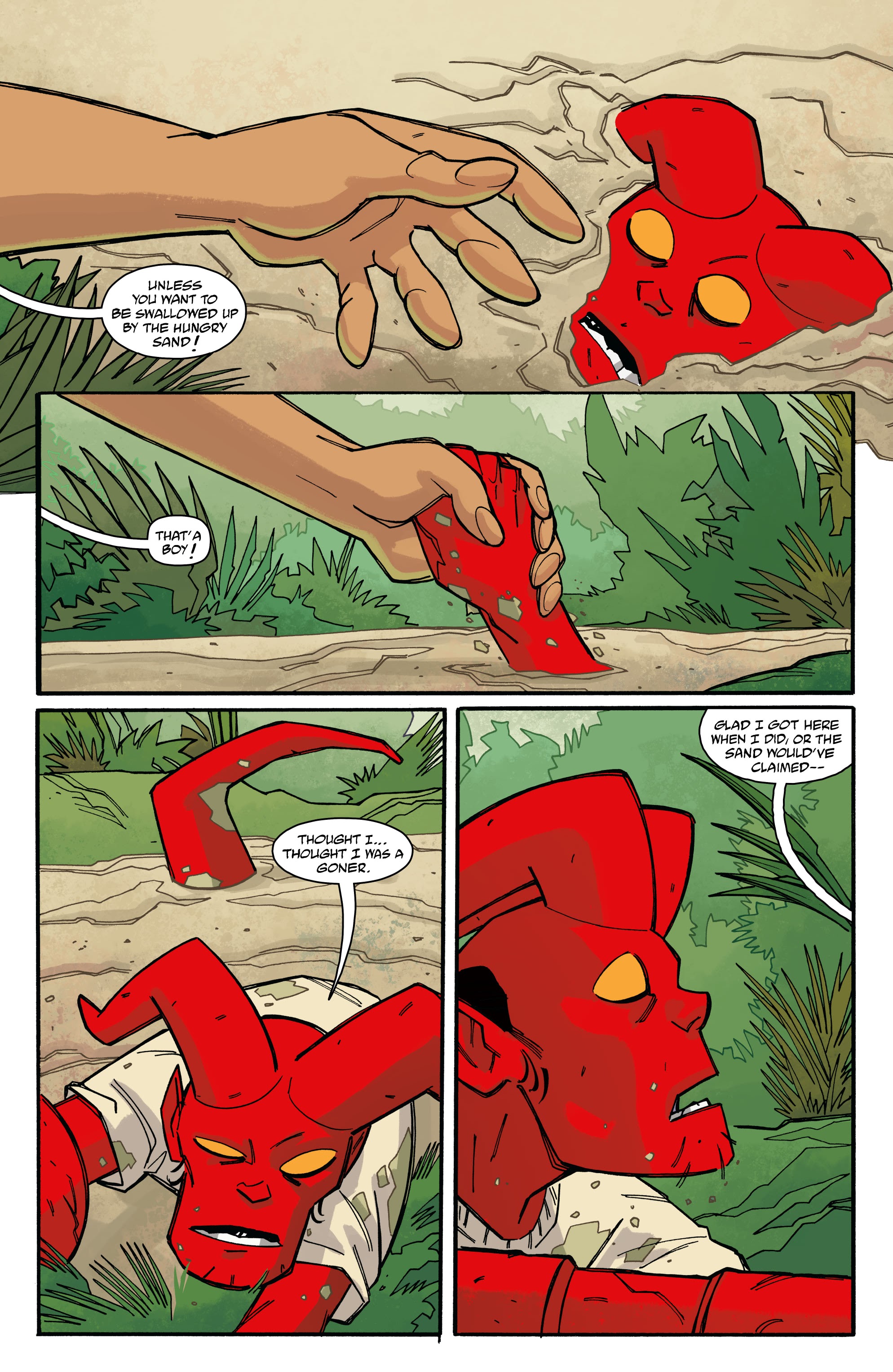 Read online Young Hellboy comic -  Issue #1 - 22