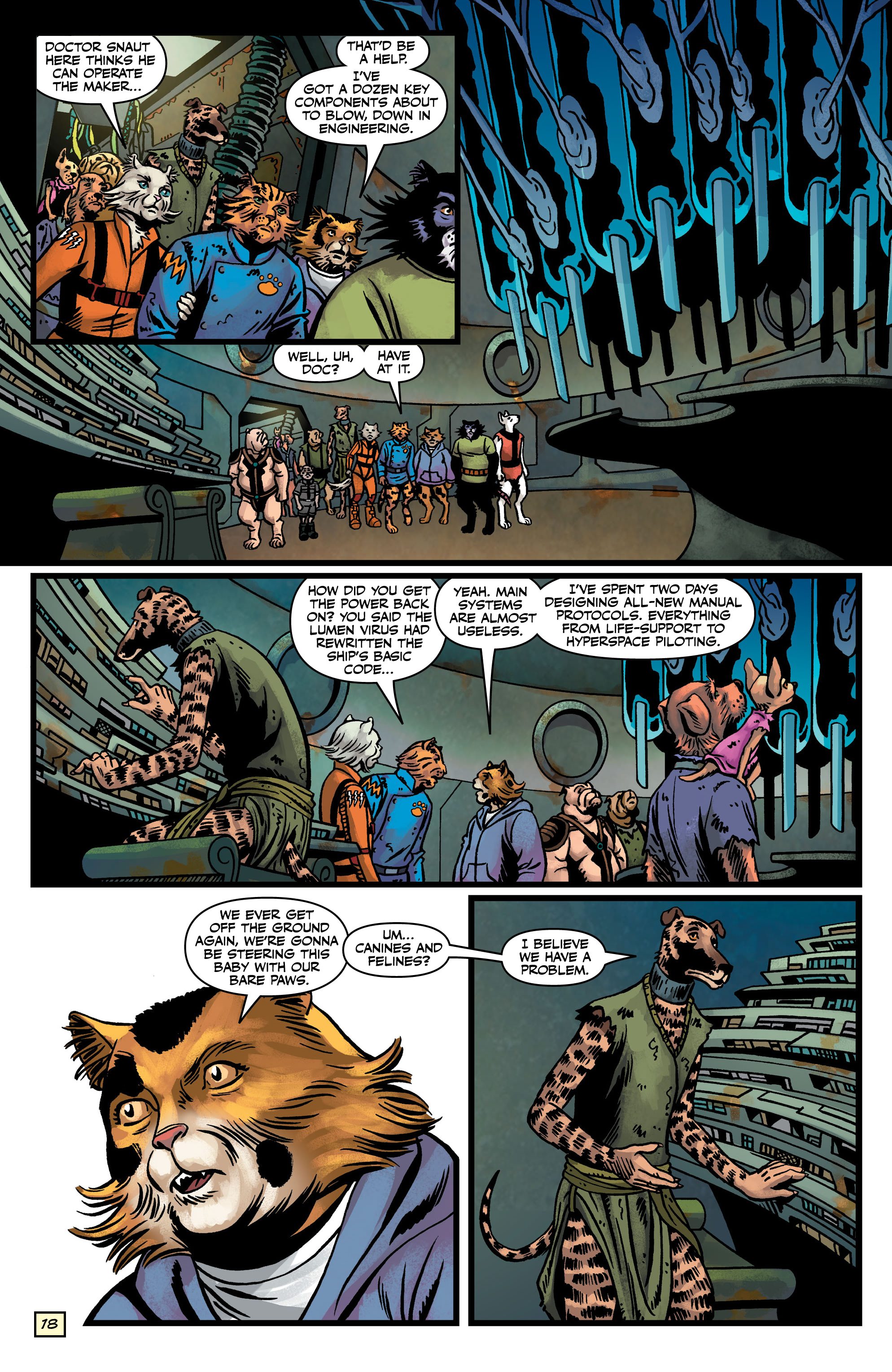 Read online Captain Ginger Season 2 comic -  Issue #5 - 19