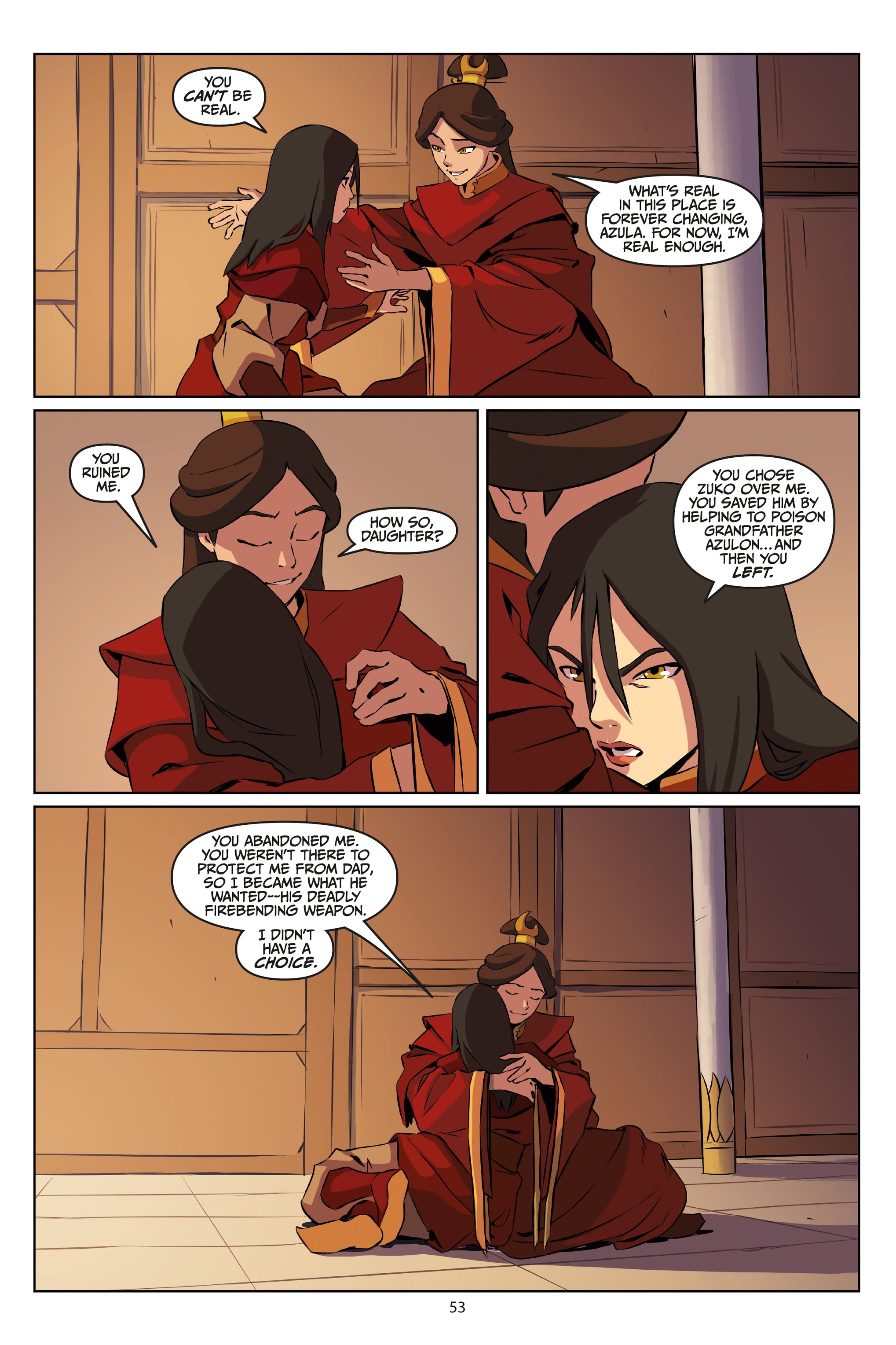 Read online Avatar: The Last Airbender - Azula in the Spirit Temple comic -  Issue # TPB - 54