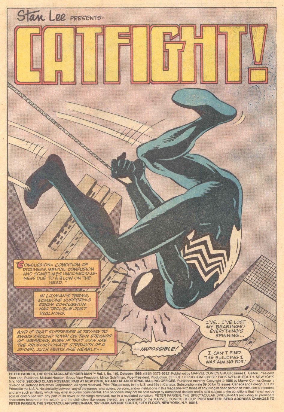 Read online The Spectacular Spider-Man (1976) comic -  Issue #119 - 2