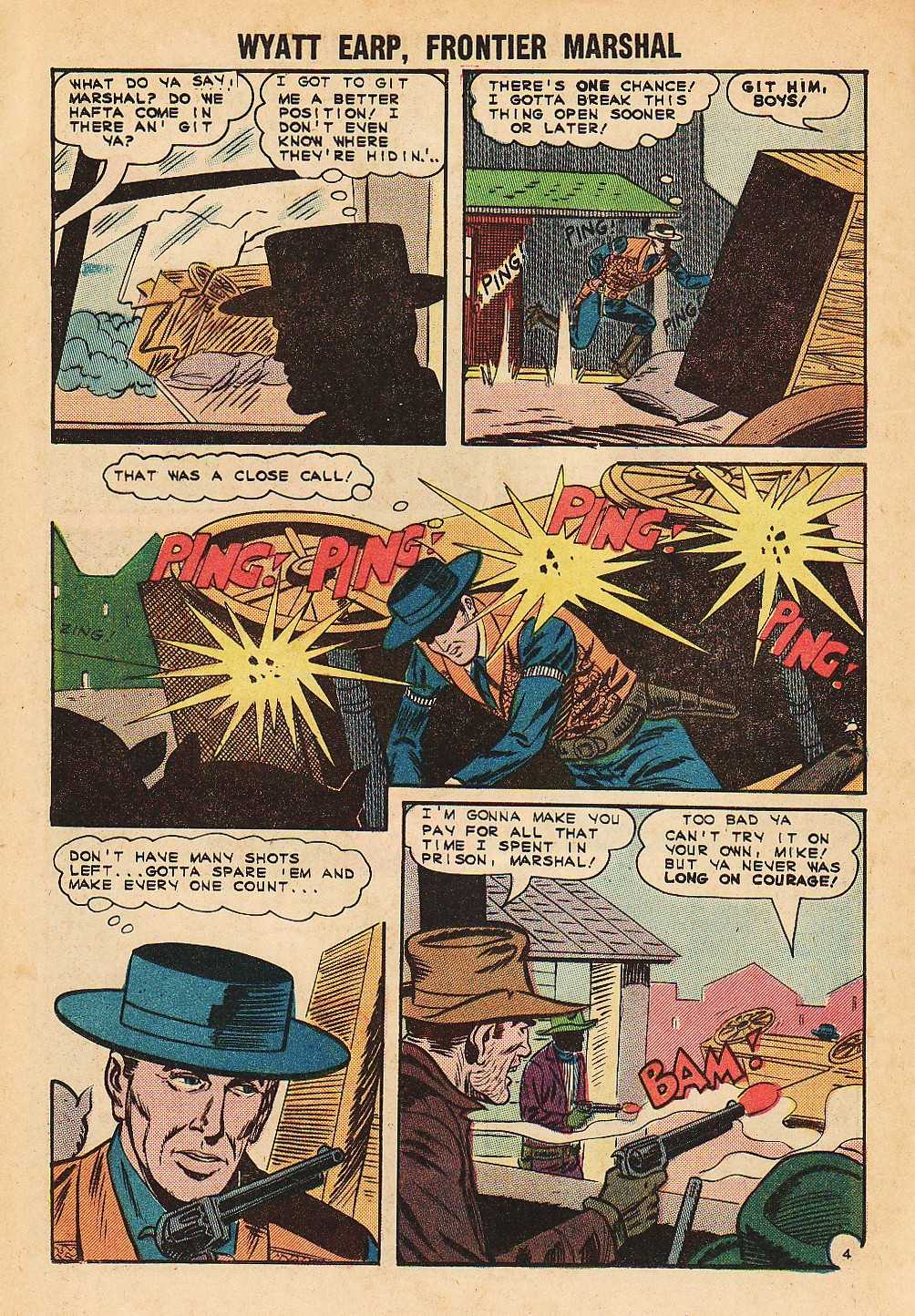 Read online Wyatt Earp Frontier Marshal comic -  Issue #58 - 12