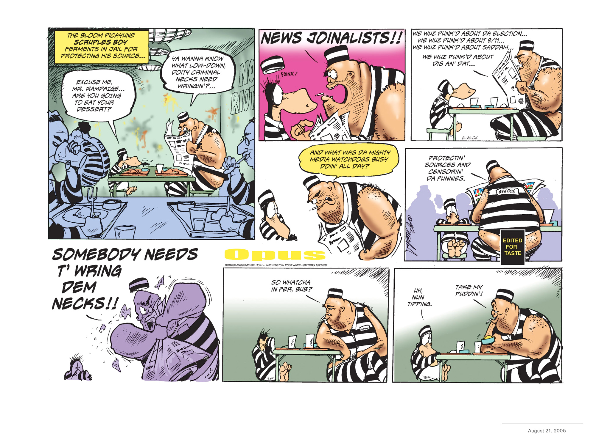Read online Opus Complete Sunday Strips From 2003-2008 comic -  Issue # TPB (Part 1) - 98