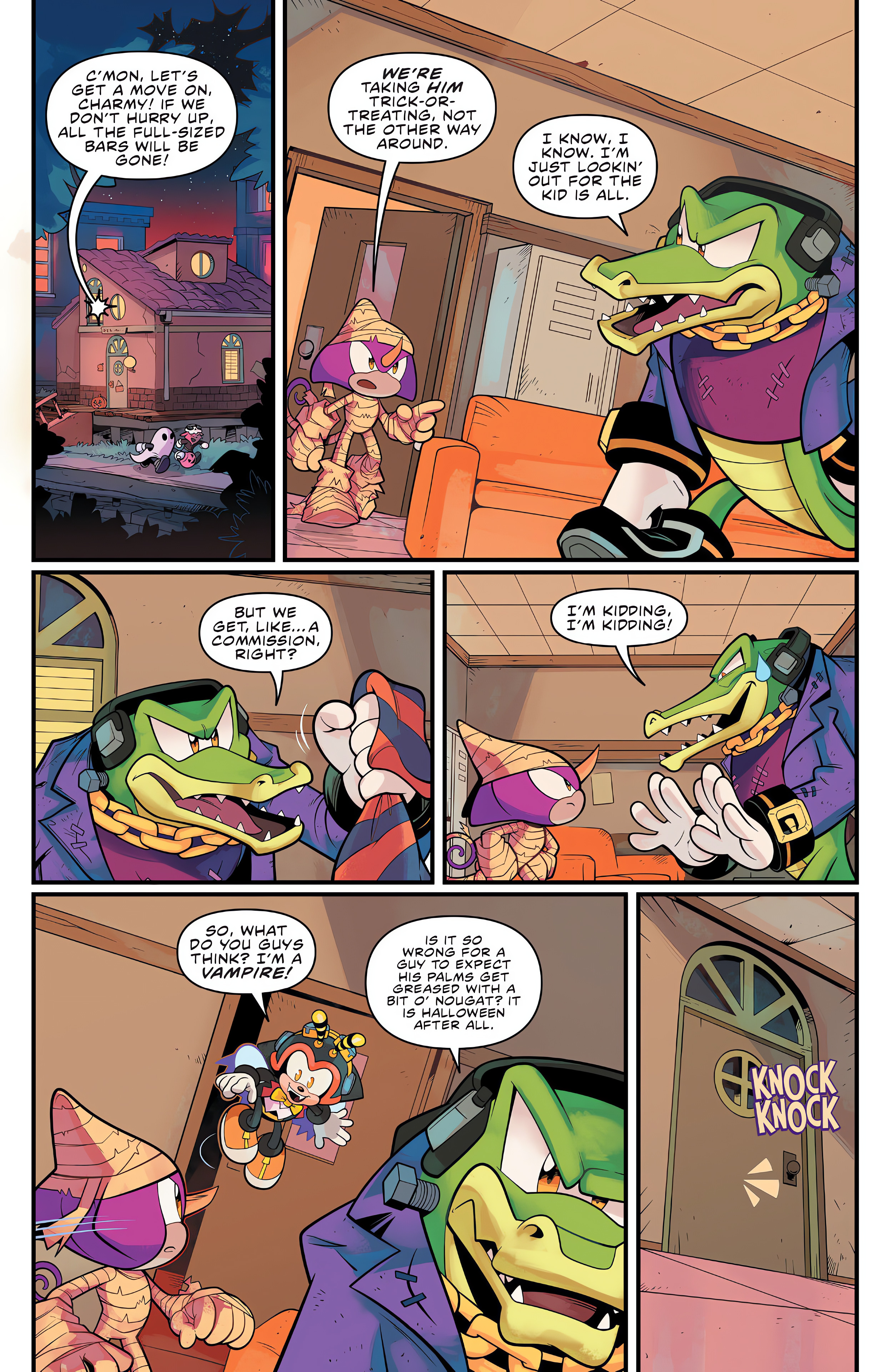 Read online Sonic the Hedgehog (2018) comic -  Issue # _Halloween Special - 3