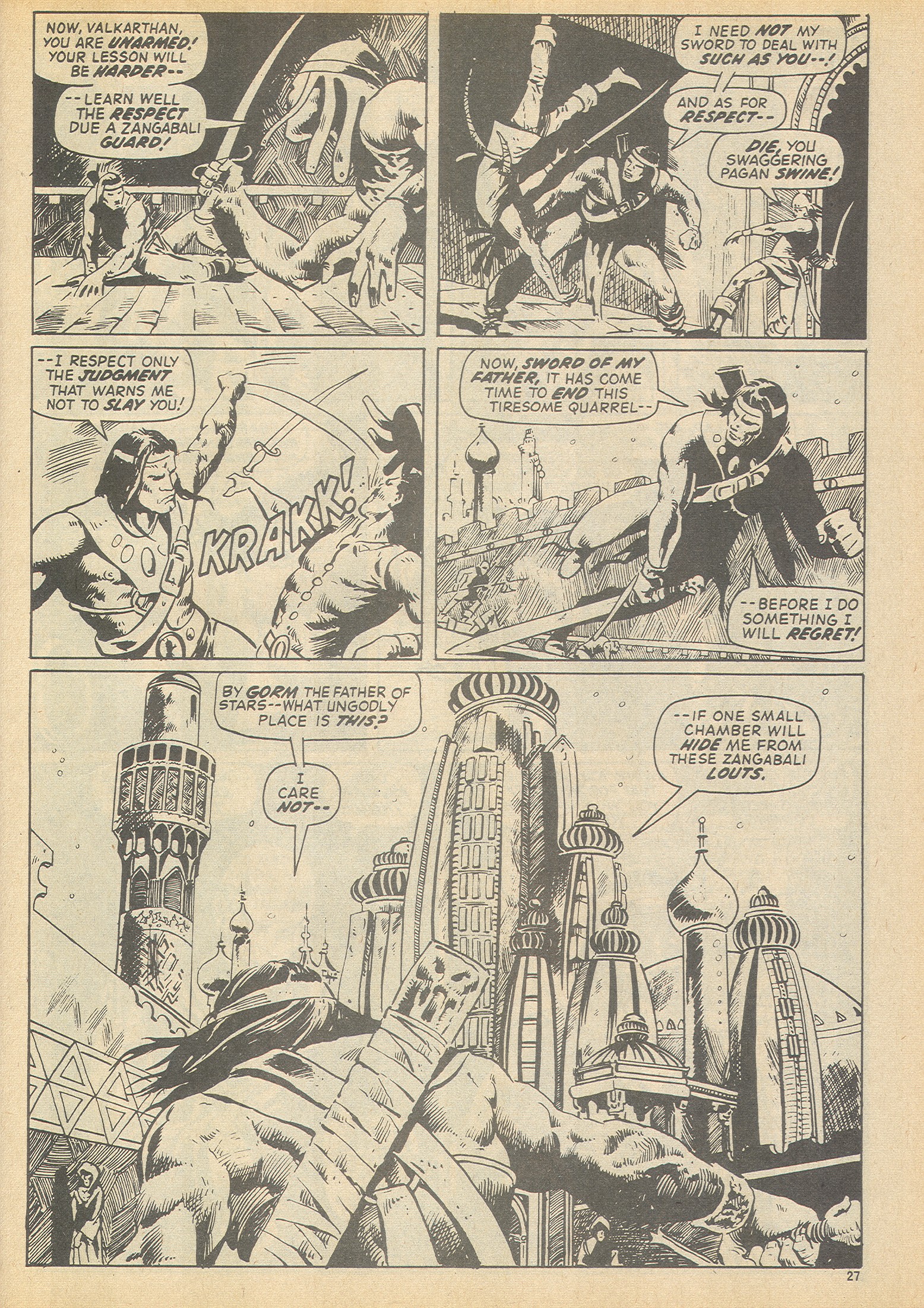 Read online The Savage Sword of Conan (1975) comic -  Issue #13 - 27