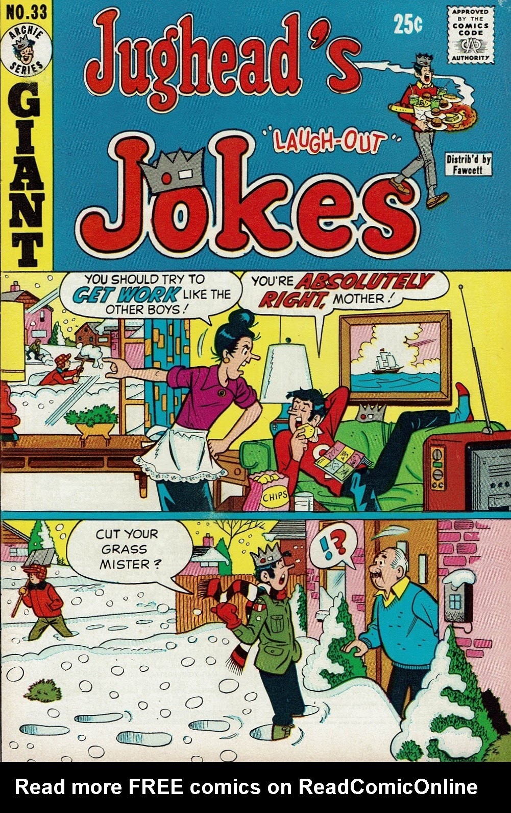Read online Jughead's Jokes comic -  Issue #33 - 1