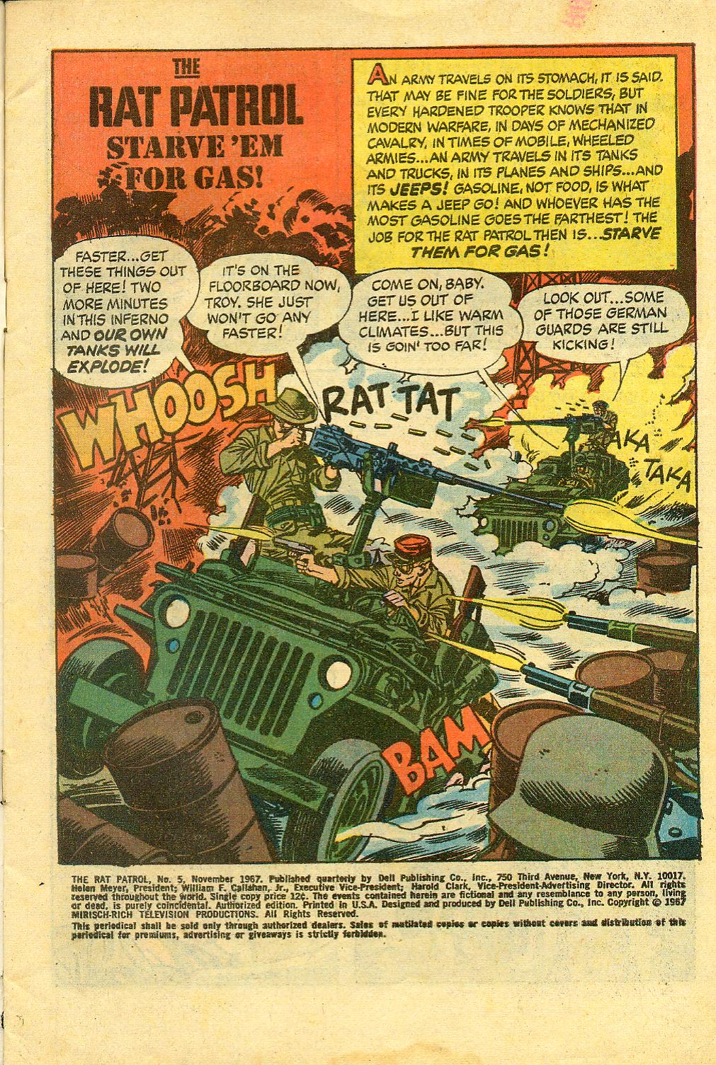 Read online The Rat Patrol comic -  Issue #5 - 3