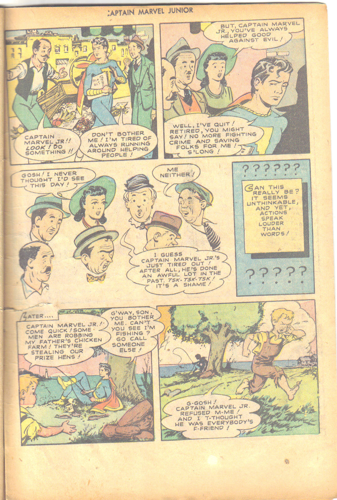 Read online Captain Marvel, Jr. comic -  Issue #66 - 17
