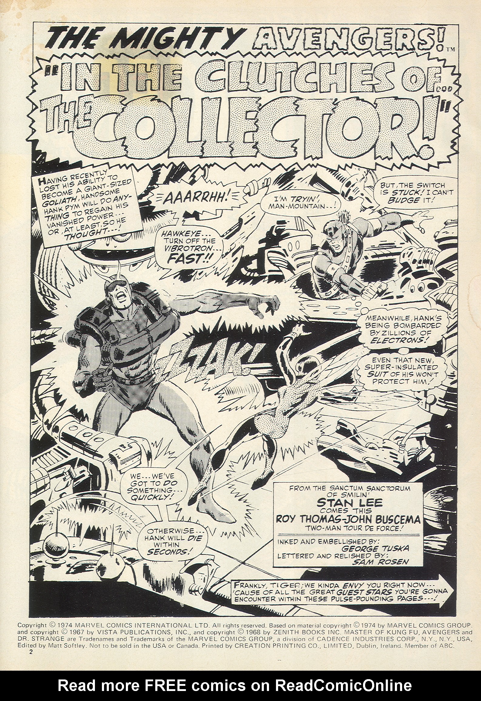 Read online The Avengers (1973) comic -  Issue #68 - 2