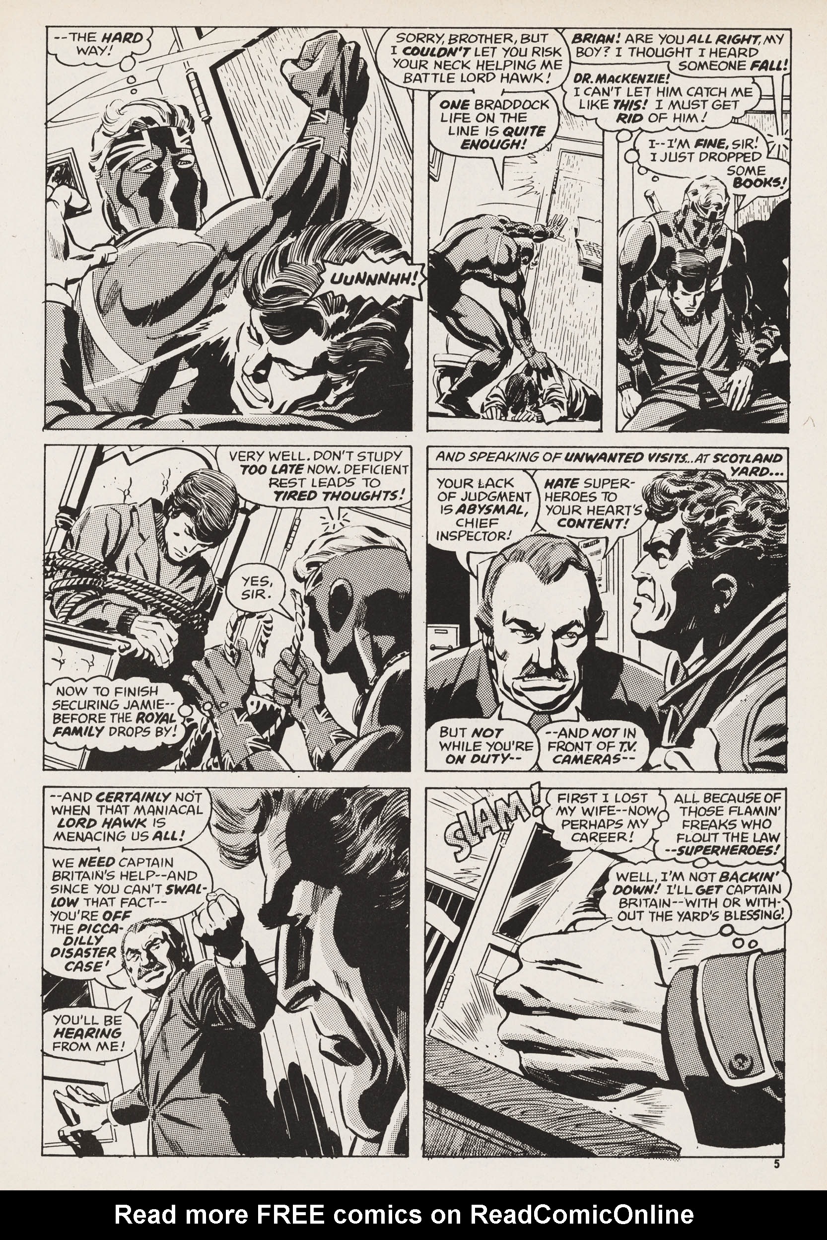 Read online Captain Britain (1976) comic -  Issue #31 - 5