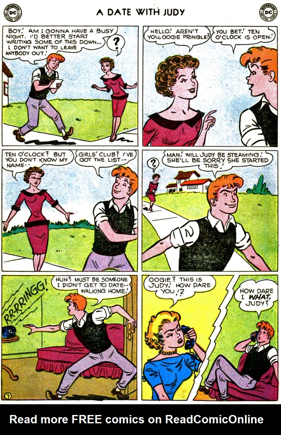 Read online A Date with Judy comic -  Issue #70 - 9