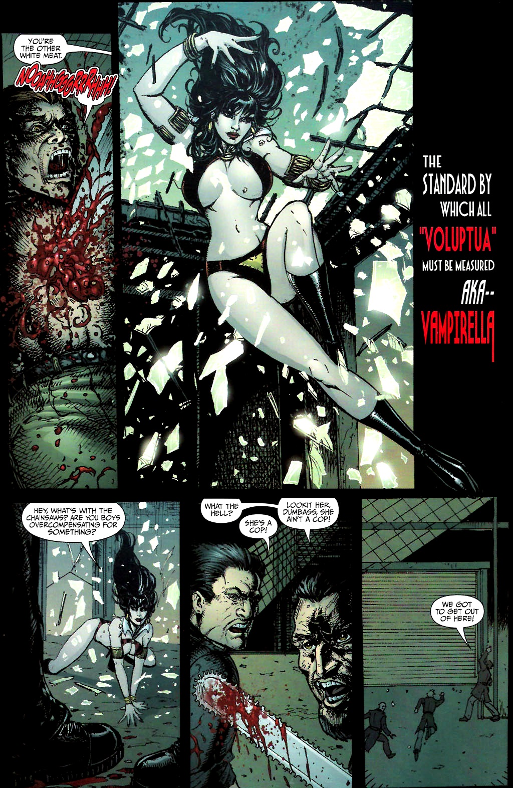 Read online Vampirella/Witchblade: The Feast comic -  Issue # Full - 4
