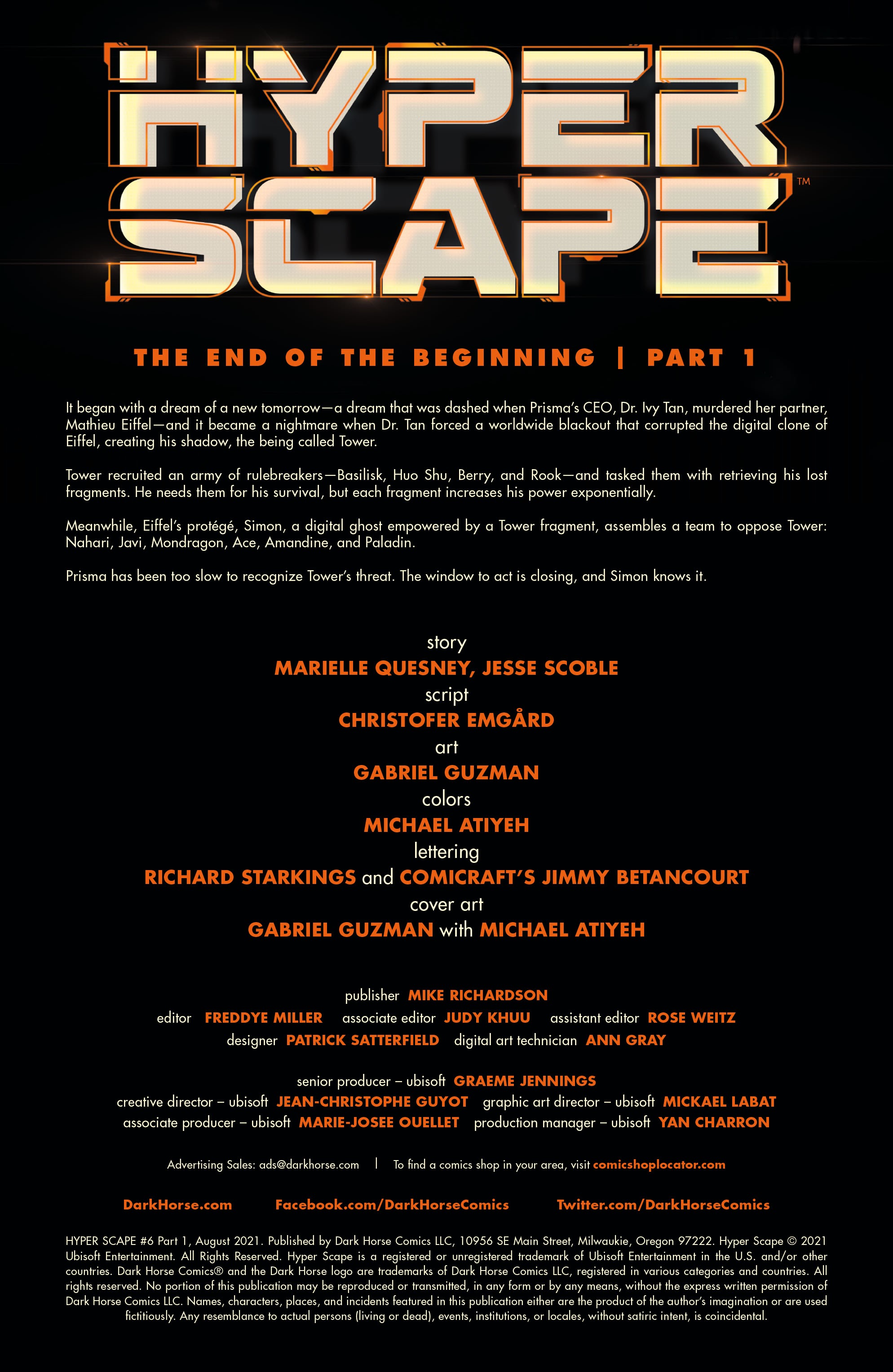 Read online HYPER SCAPE: The End of the Beginning comic -  Issue #1 - 2