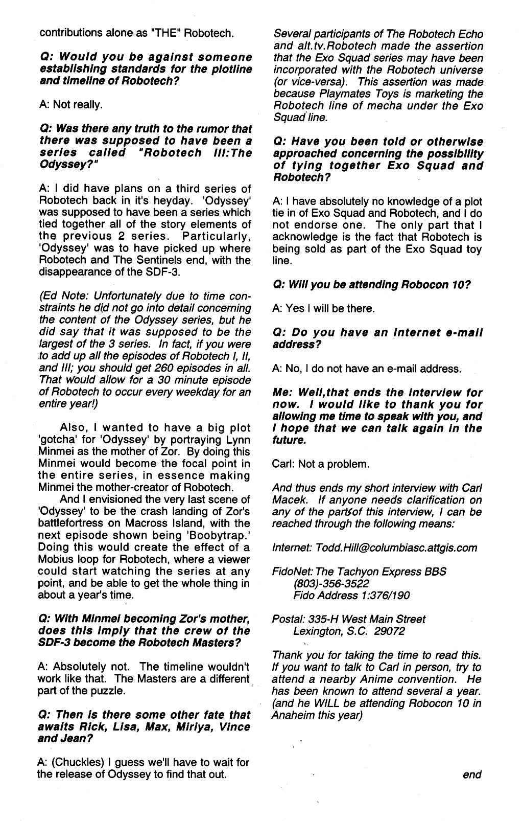 Read online Robotech: Return to Macross comic -  Issue #24 - 30