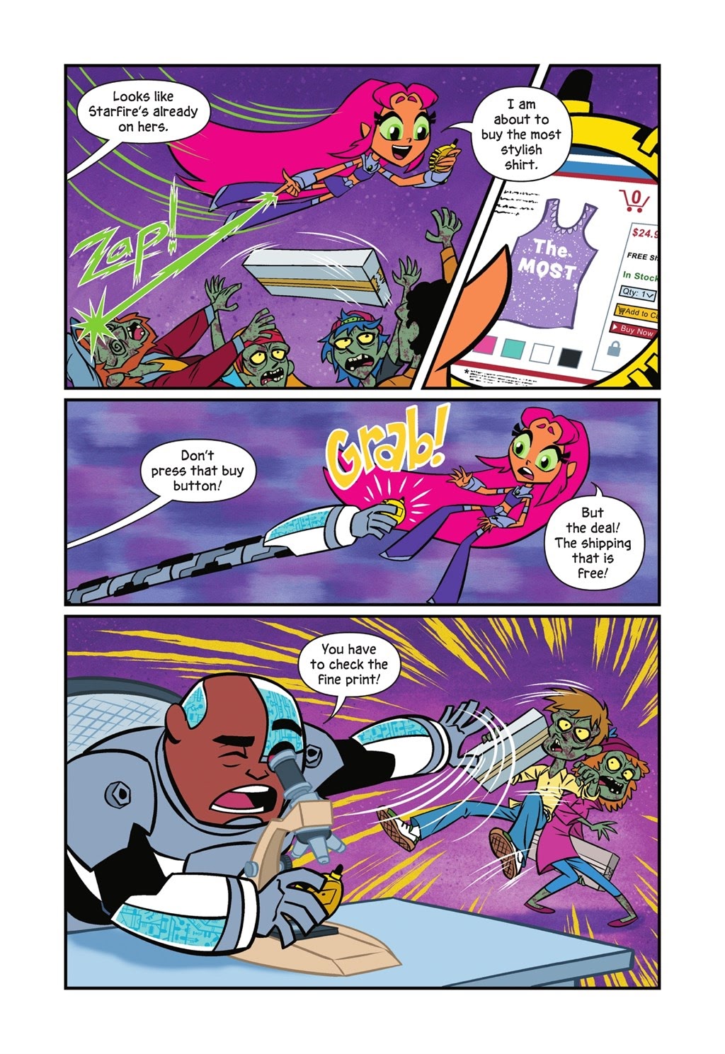 Read online Teen Titans Go! Undead?! comic -  Issue # TPB (Part 1) - 52