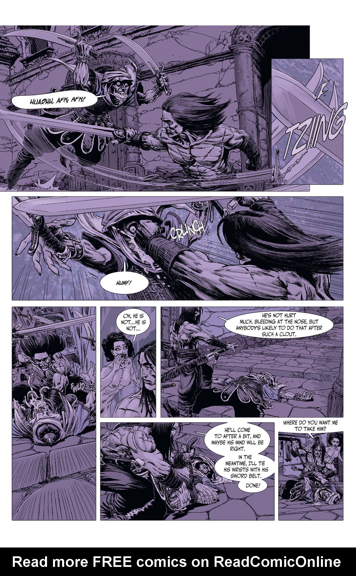 Read online The Cimmerian comic -  Issue # TPB 3 - 97