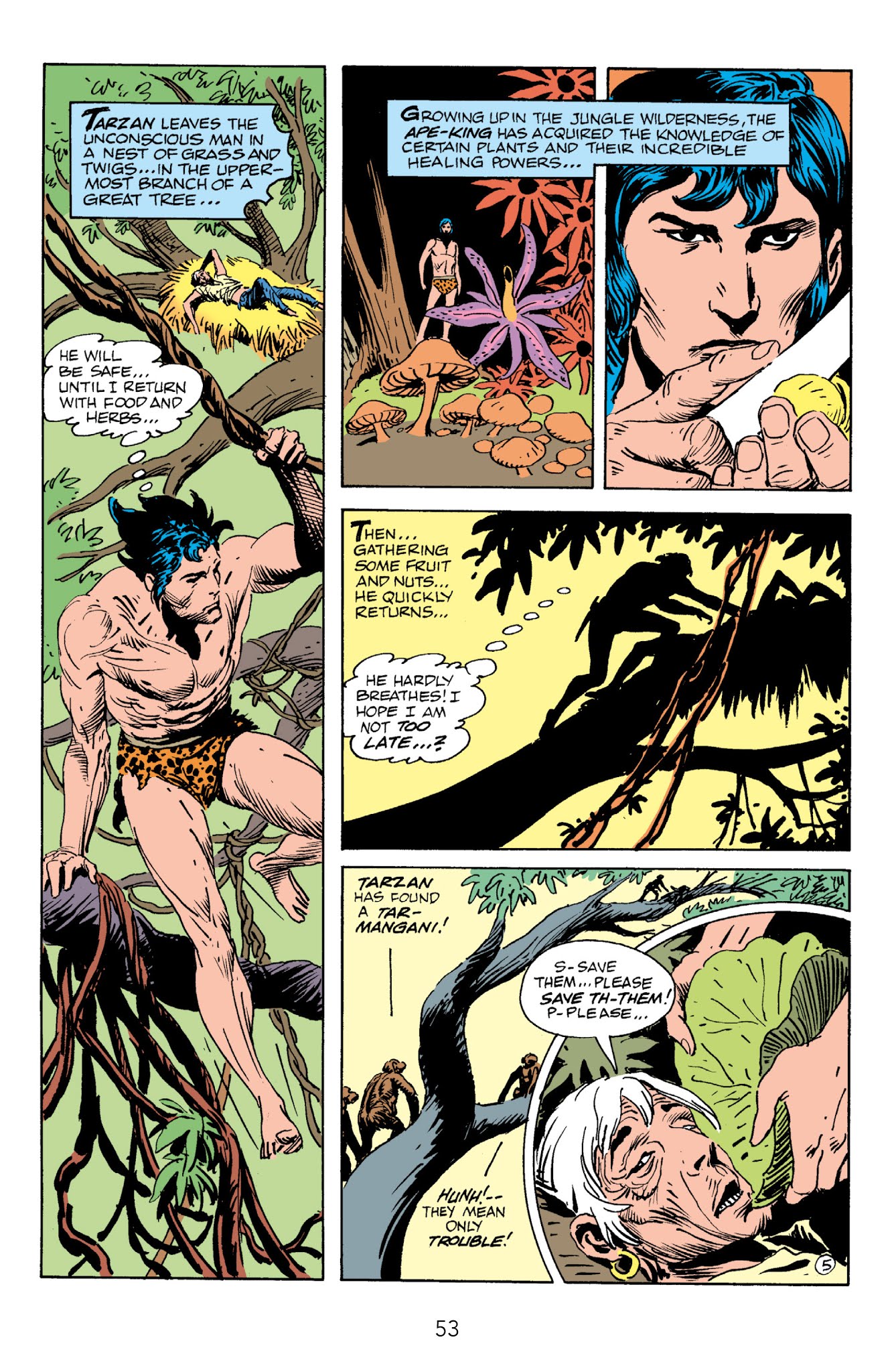 Read online Edgar Rice Burroughs' Tarzan The Joe Kubert Years comic -  Issue # TPB 2 (Part 1) - 54