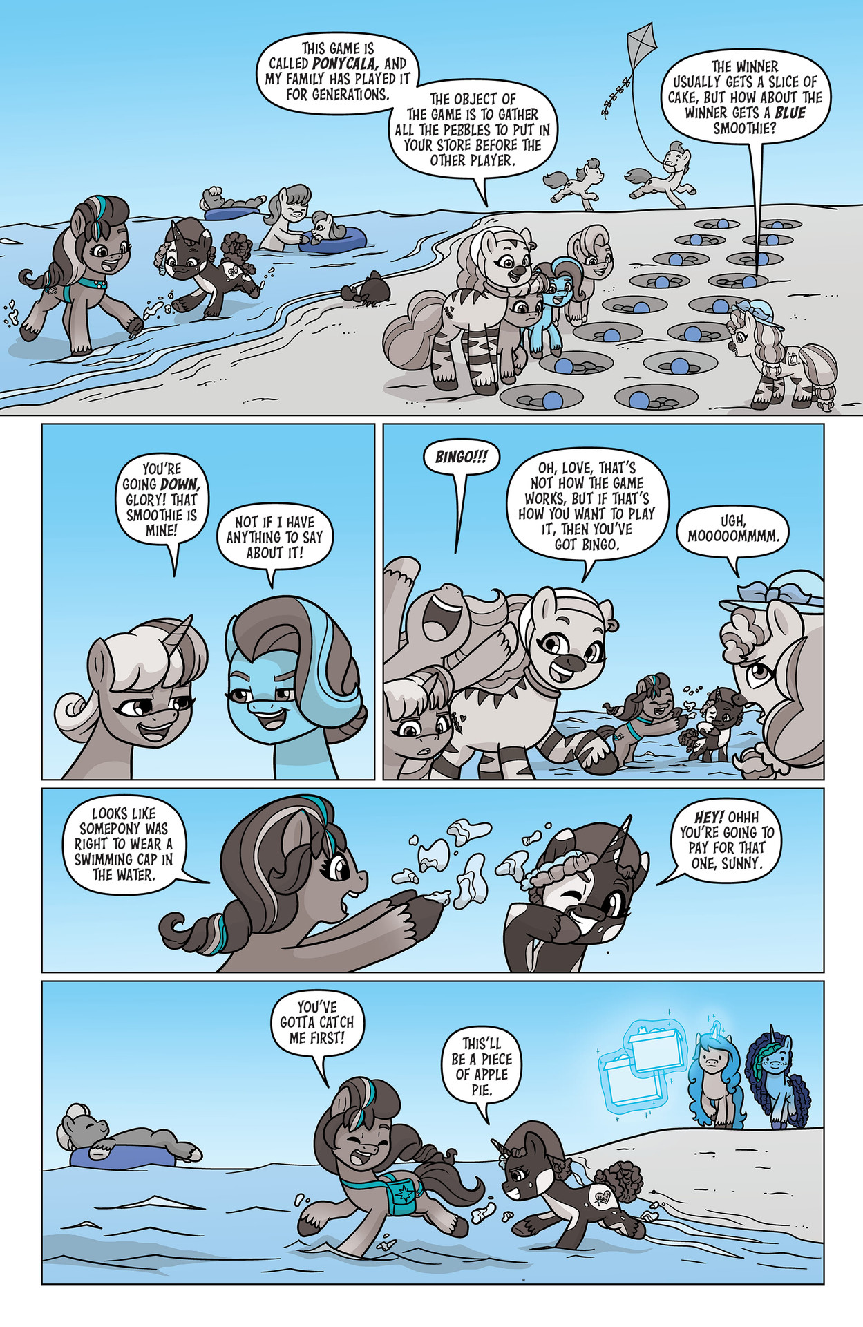 Read online My Little Pony: Black, White & Blue comic -  Issue # Full - 26
