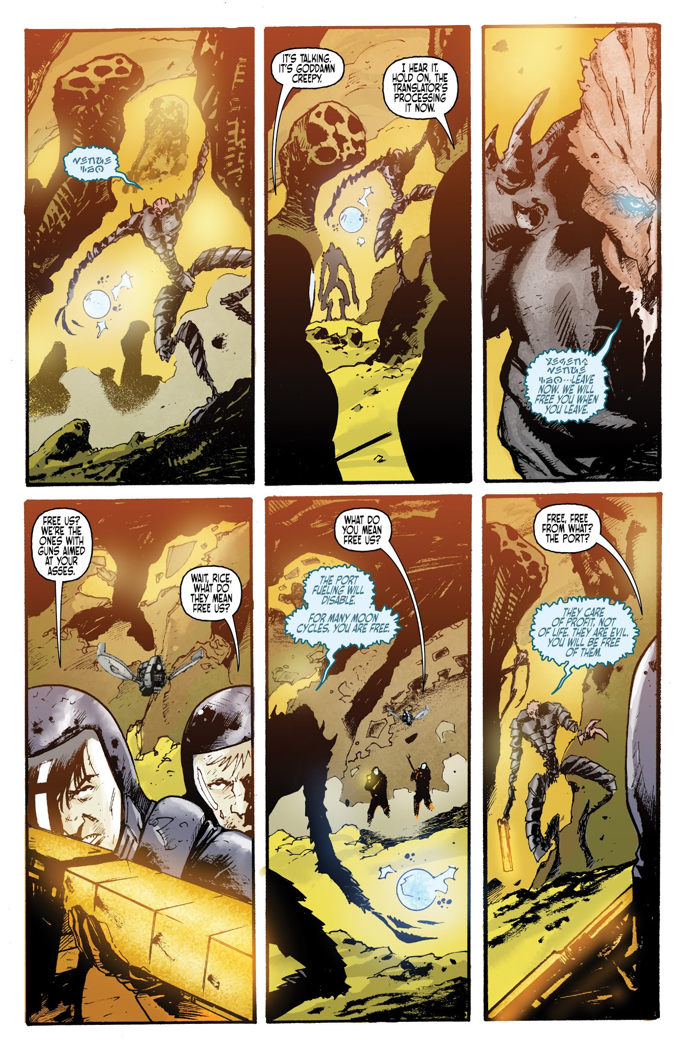 Read online Port of Earth comic -  Issue #8 - 9