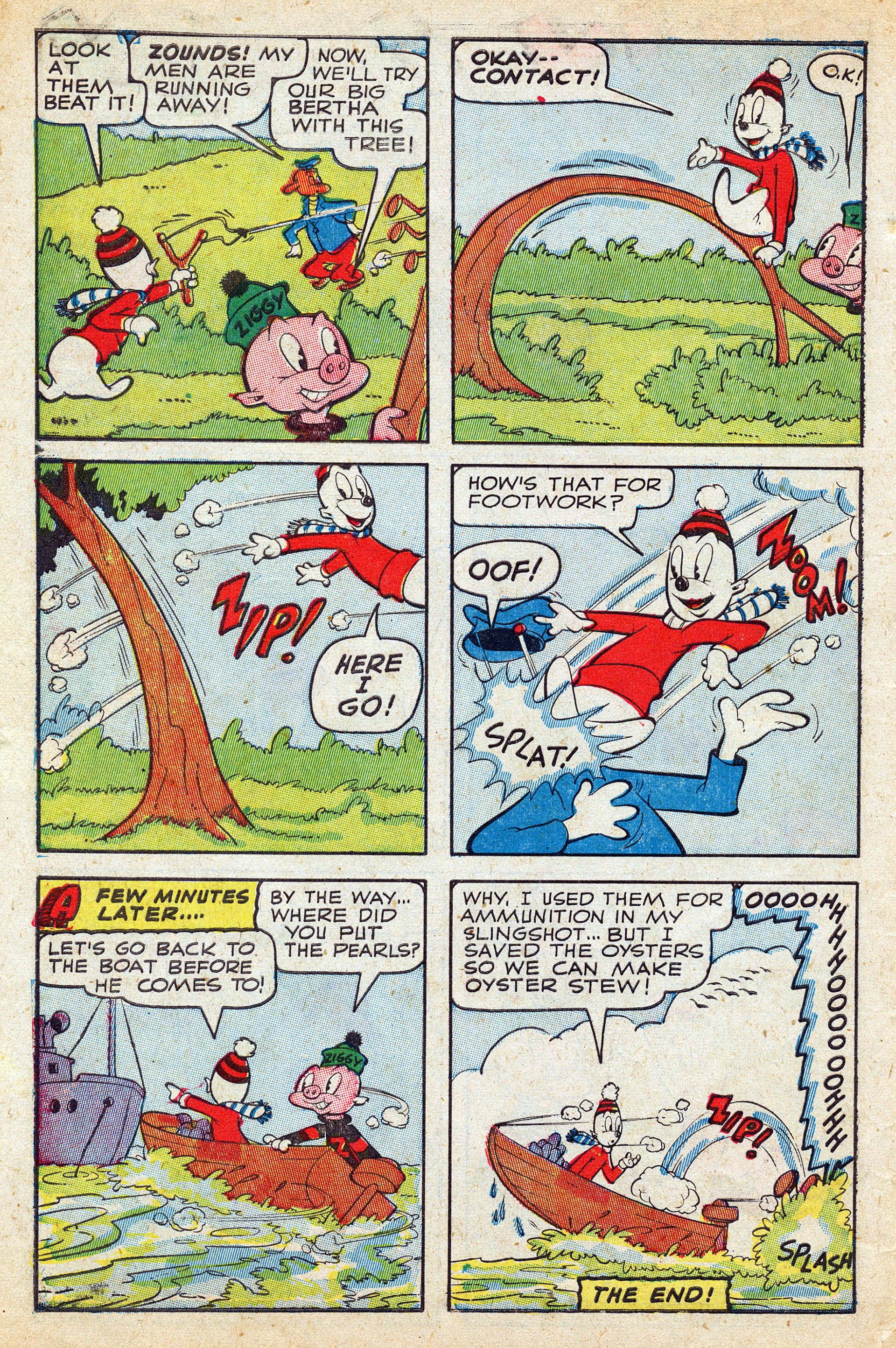 Read online Ziggy Pig-Silly Seal Comics (1944) comic -  Issue #1 - 10