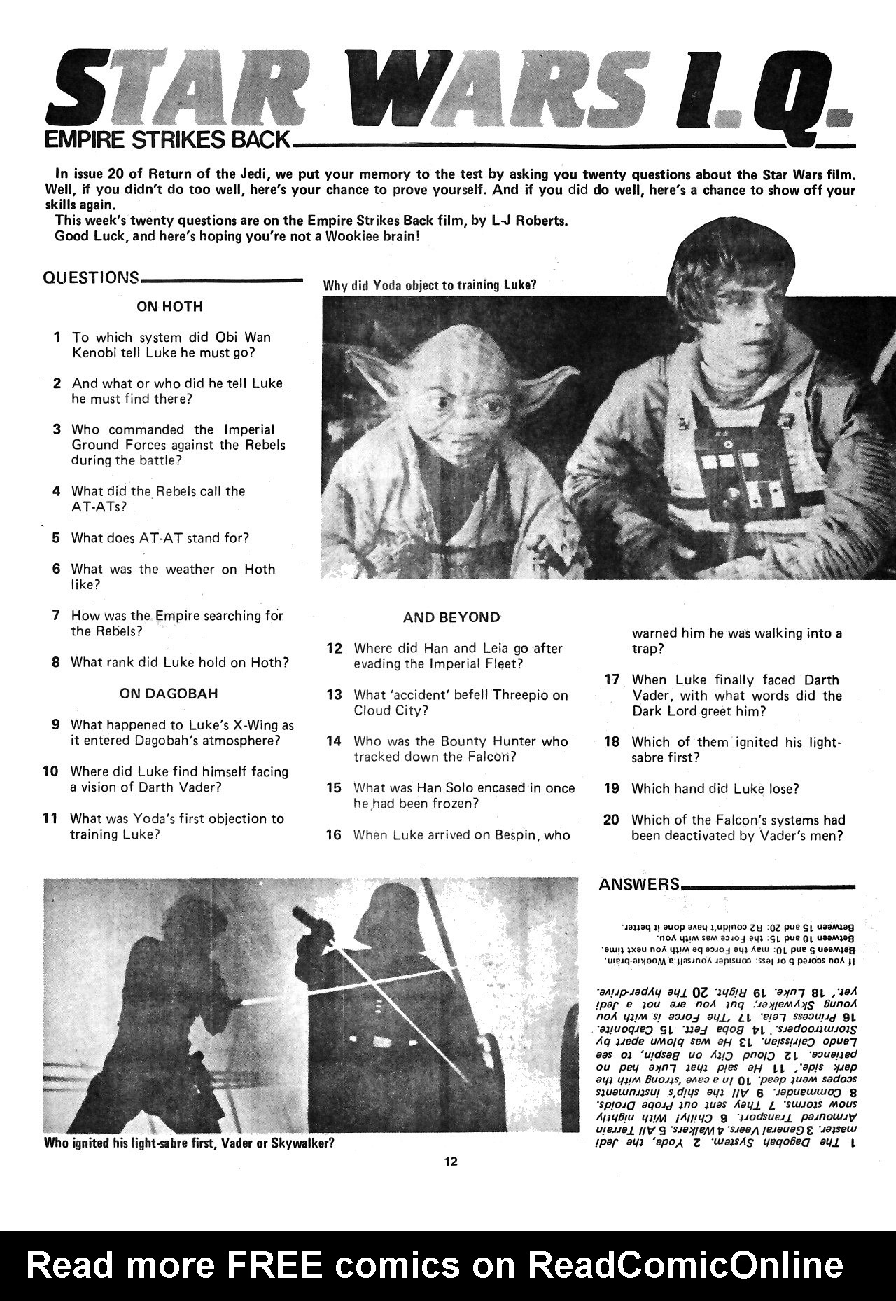Read online Return of the Jedi comic -  Issue #23 - 12