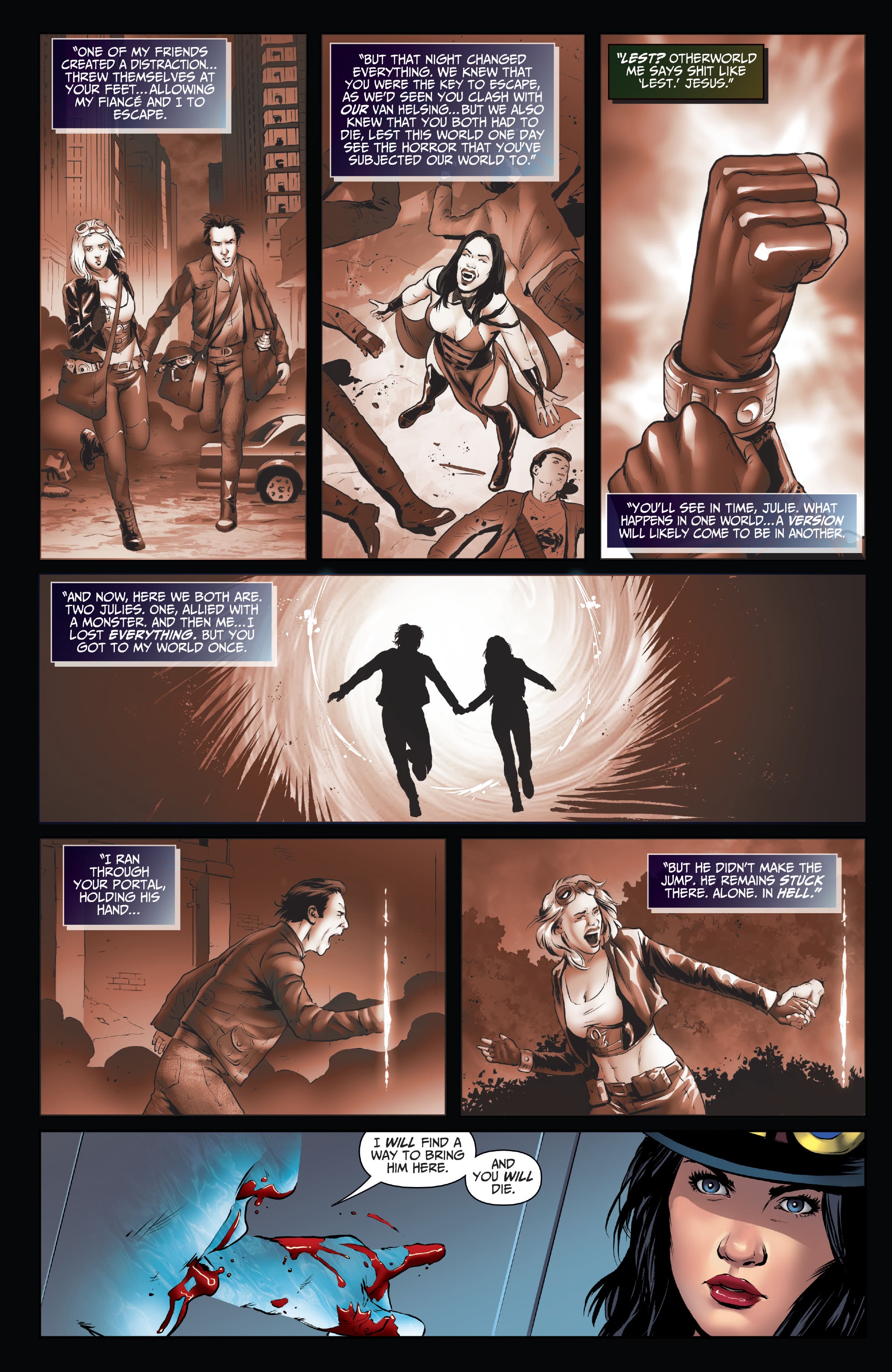 Read online Van Helsing: Invisible Woman comic -  Issue # Full - 30