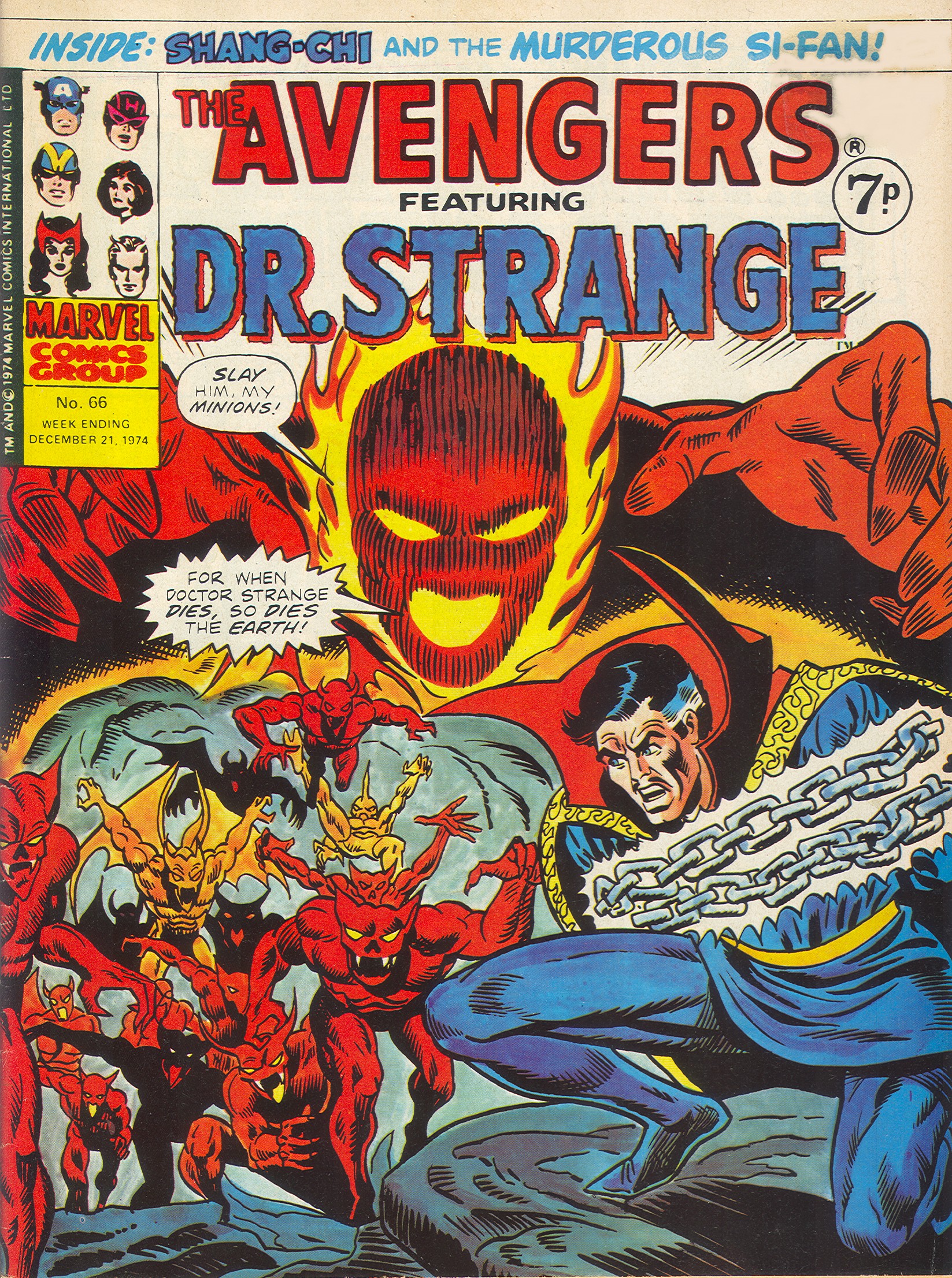 Read online The Avengers (1973) comic -  Issue #66 - 1