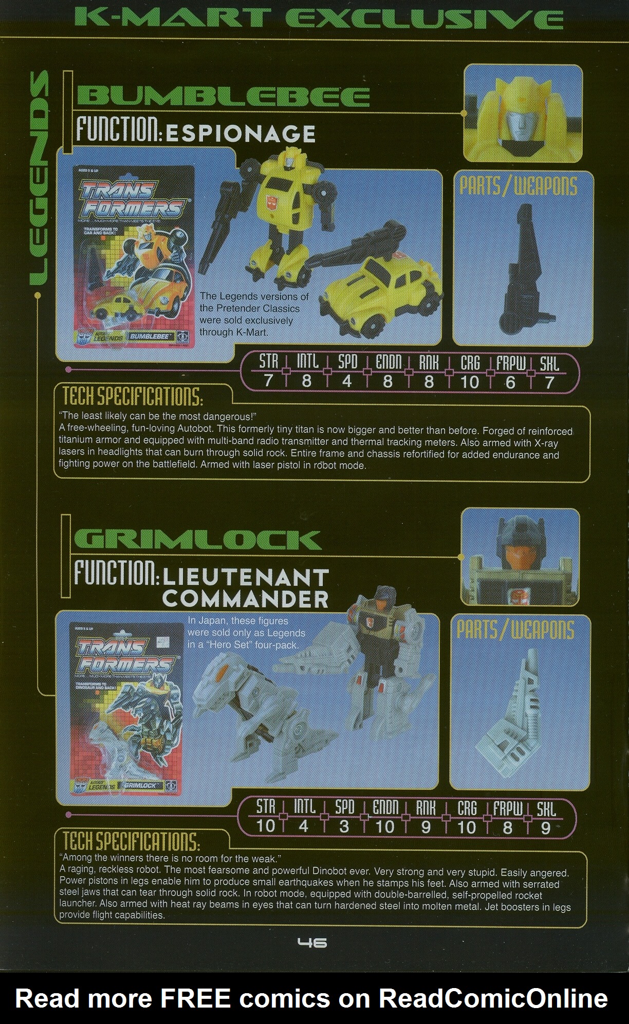 Read online Cybertronian: An Unofficial Transformers Recognition Guide comic -  Issue #5 - 45