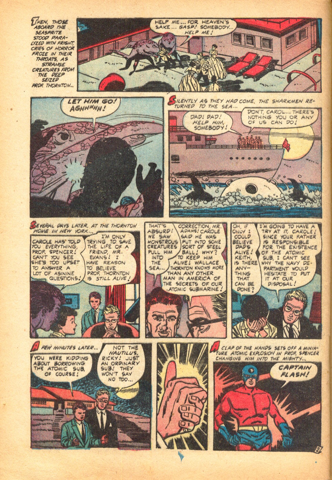 Read online Captain Flash comic -  Issue #3 - 28